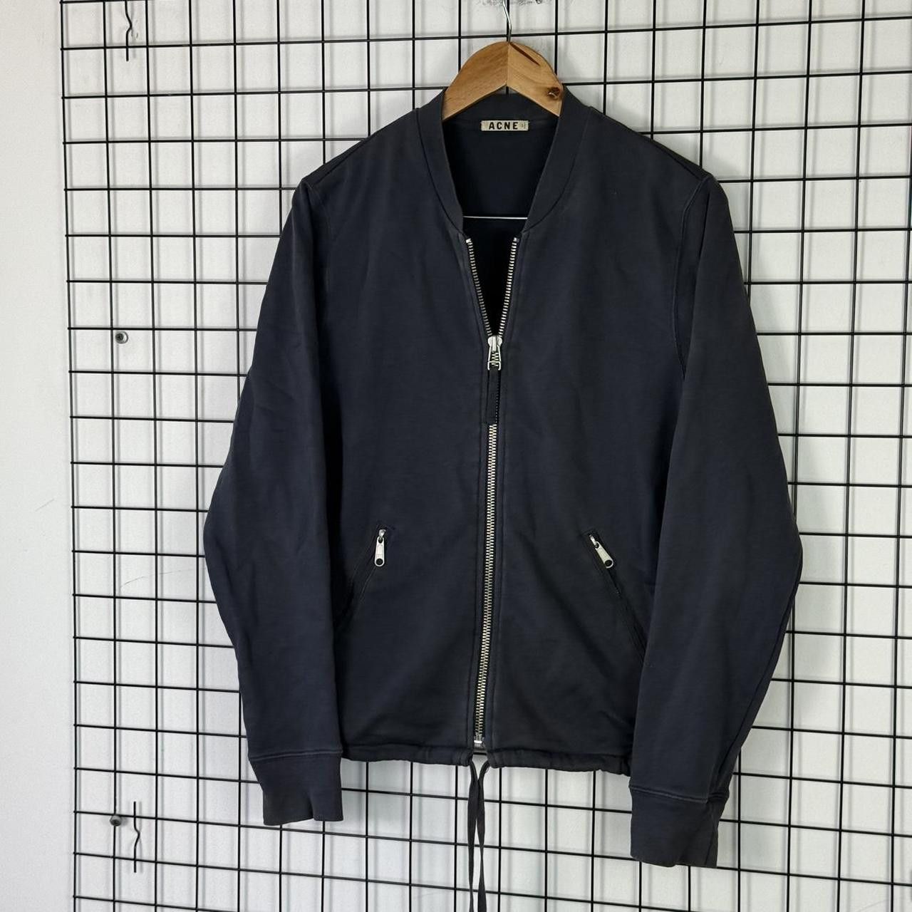 Acne Studios Acne Studios Bomber Jacket Grey Zip Up Size US M / EU 48-50 / 2 - 2 Thumbnail