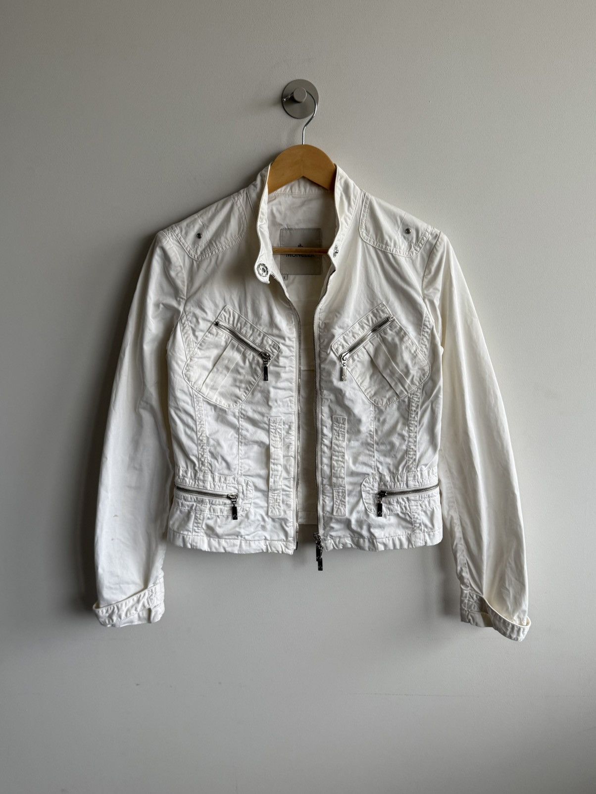 Moncler Vintage Moncler Utility Moto Style Jacket | 1 | Avant-Garde Size S / US 4 / IT 40 - 1 Thumbnail