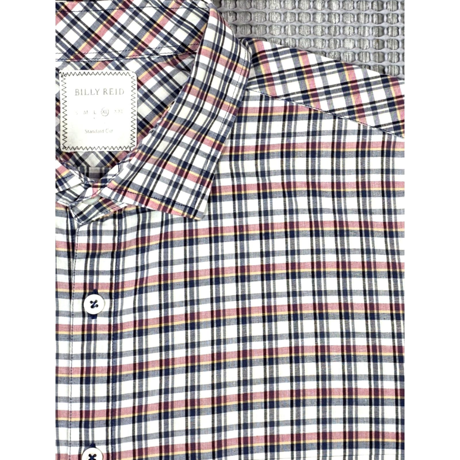 Billy Reid Billy Reid Button-Up Shirt XL Multicolor Plaid Long Sleeve Men's Italy Size US XL / EU 56 / 4 - 3 Thumbnail