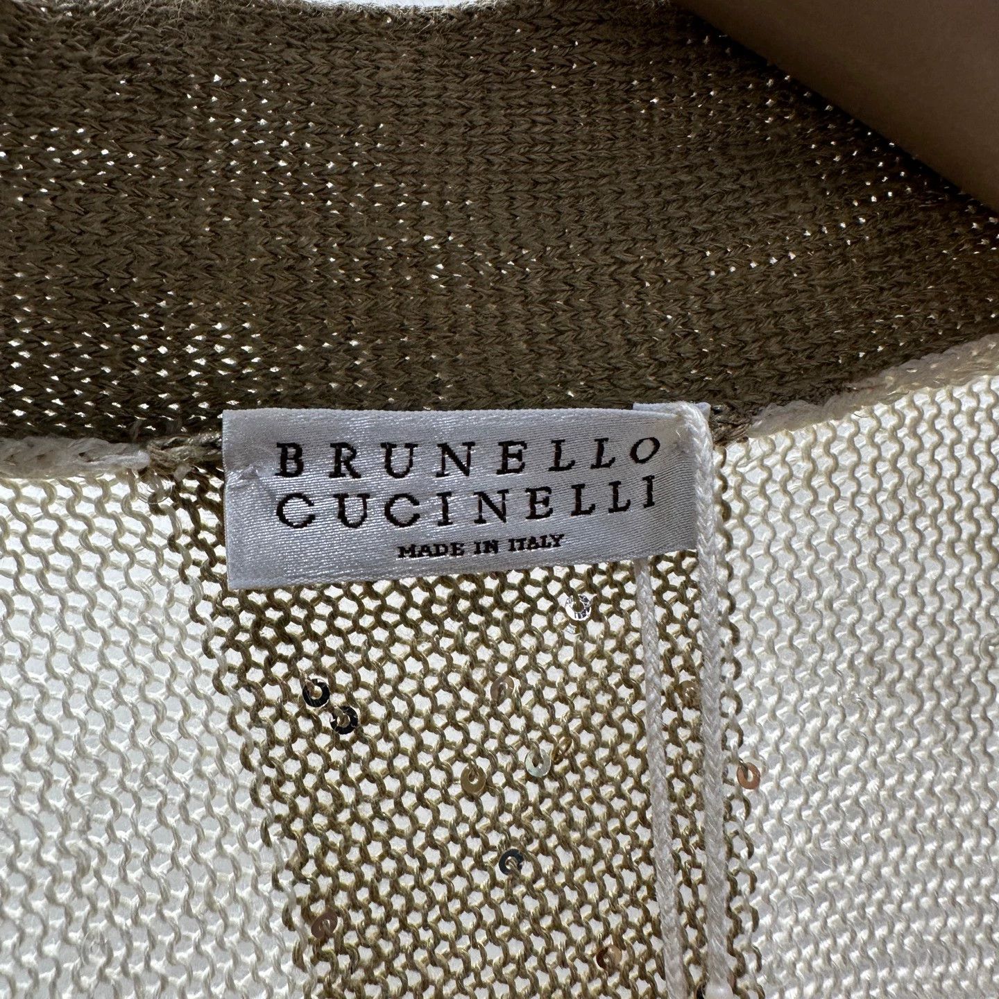 Brunello Cucinelli Brunello Cucinelli mar652 sequin stripe cardigan Size US S / EU 44-46 / 1 - 3 Thumbnail