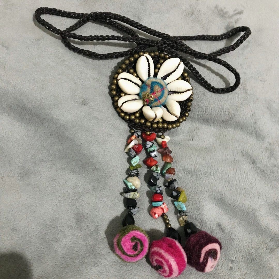 If Six Was Nine Y2K Shell Ethnic Necklace Size ONE SIZE - 2 Thumbnail