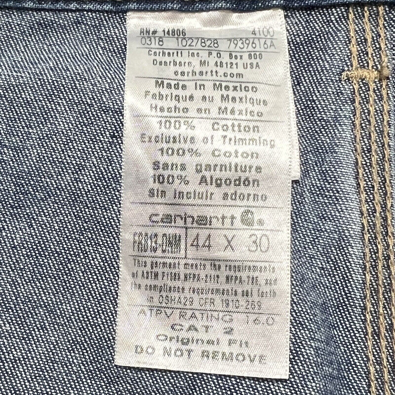 Carhartt Carhartt FR 44x26 Dungaree Jeans DIY Lilo n’ Stitch Angel Size US 44 / EU 60 - 6 Thumbnail
