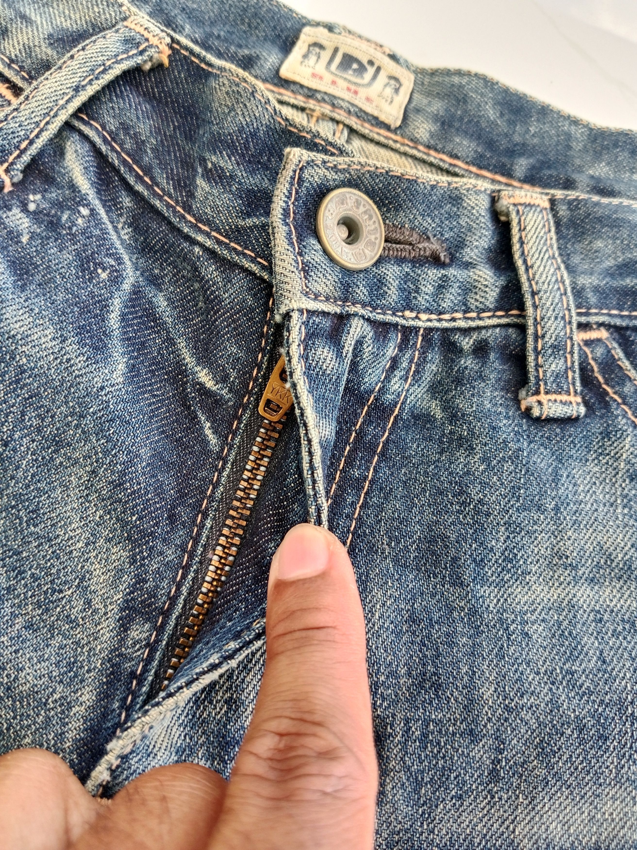 Blue Blue Japan BLUE BLUE Japan Trash Denim Side Pocket Japanese Brand Size US 28 / EU 44 - 8 Thumbnail