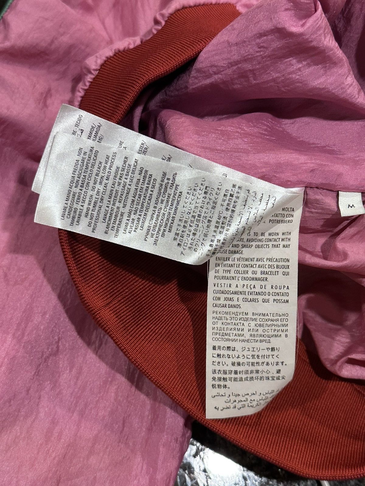 Gucci Gucci GG Logo Pink Zip Up Windbreaker Technical 2018 Jacket Size US M / EU 48-50 / 2 - 17 Thumbnail