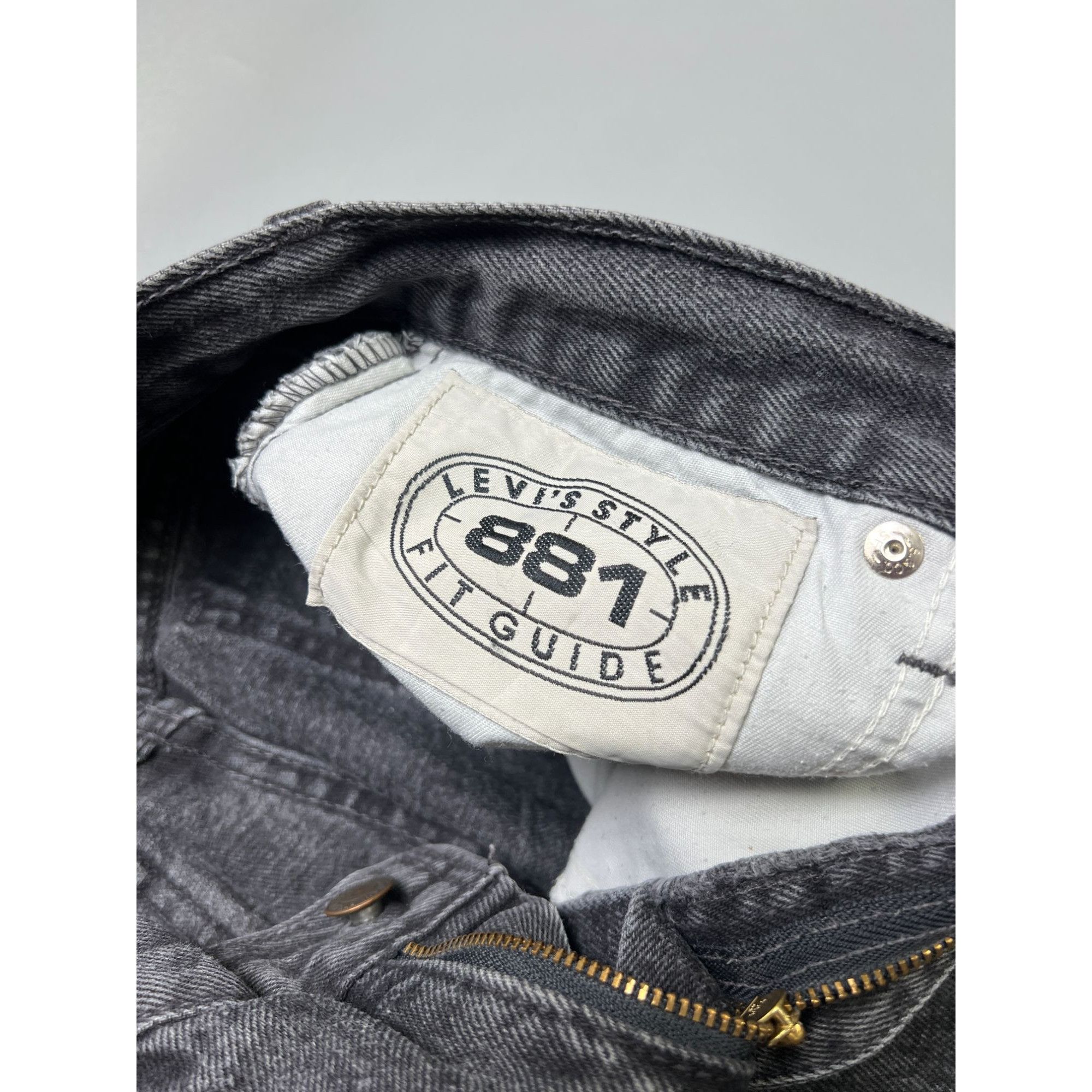 Levi's Vintage Clothing Levi’s 881 Orange Tab Vintage Black Denim Jeans (Y1055) Size US 30 / EU 46 - 8 Thumbnail