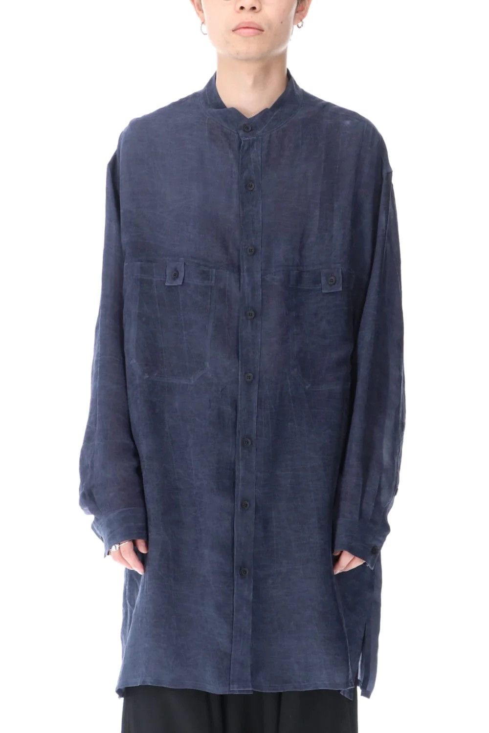Yohji Yamamoto Yohji Yamamoto pour homme 20AW wrinkle processed dye shirt Size US L / EU 52-54 / 3 - 8 Thumbnail