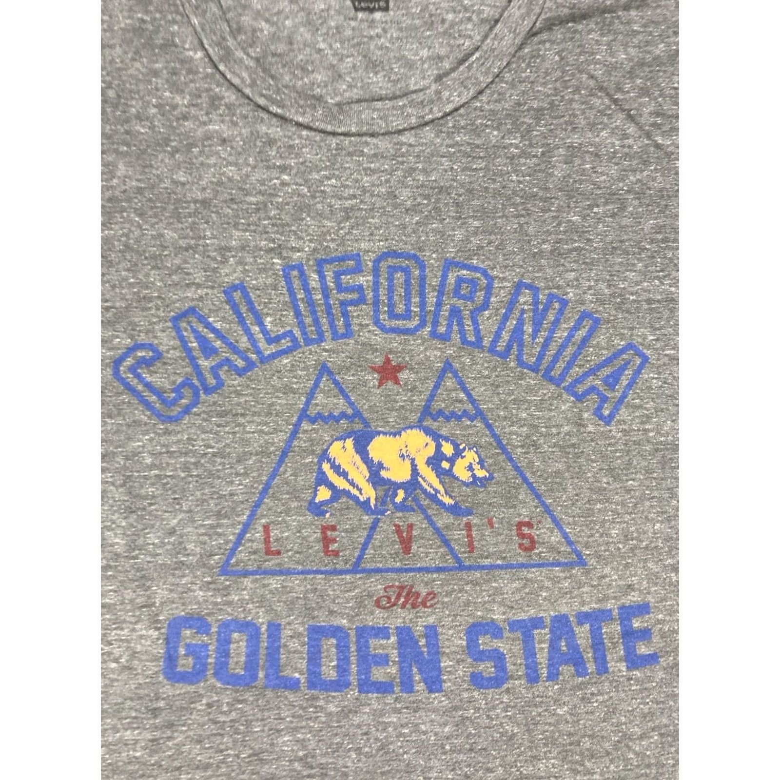 Levi's Levi’s California Golden State Graphic T-shirt Men Large Gray Heather Size US L / EU 52-54 / 3 - 2 Thumbnail