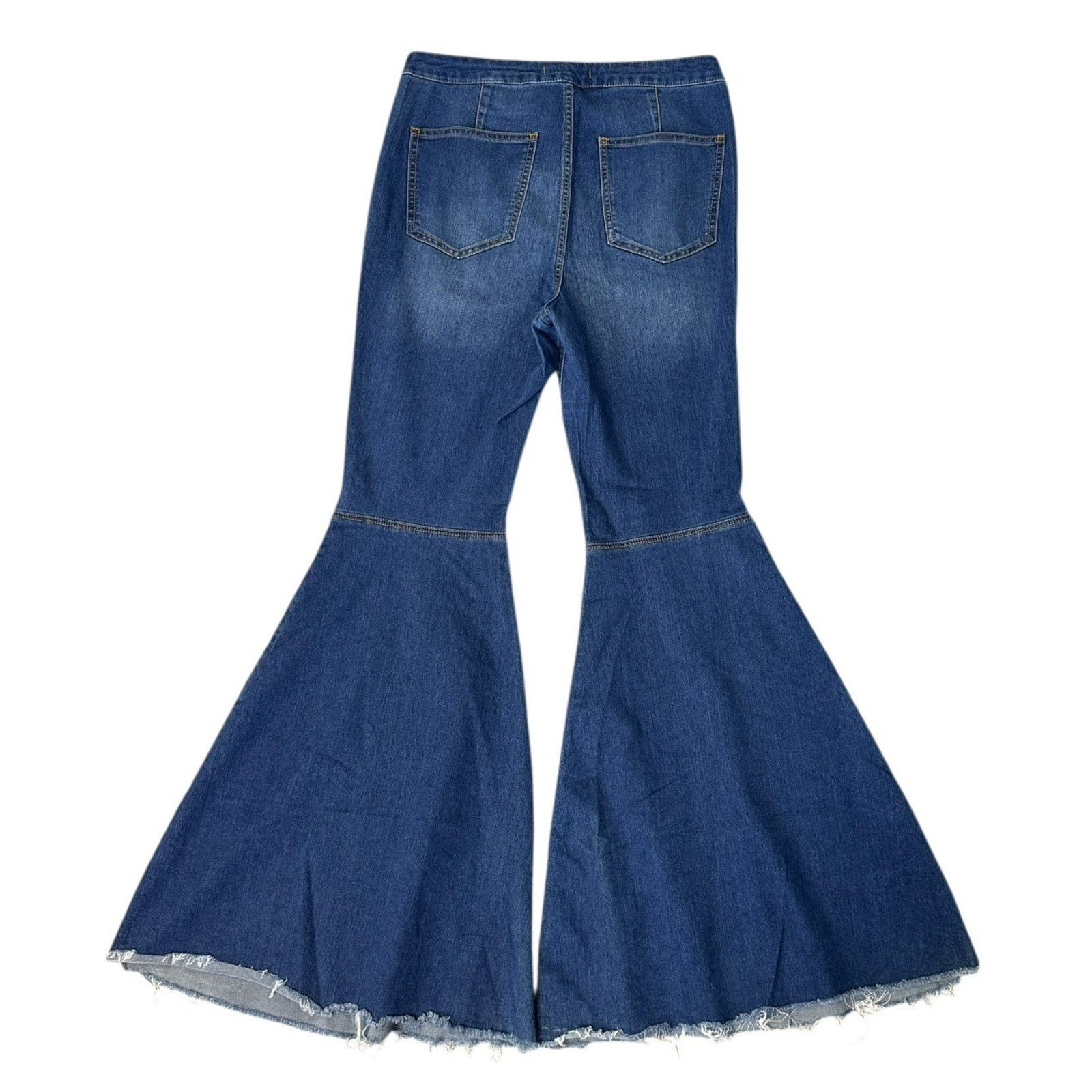 Free People FREE PEOPLE Just Float On Flare Jeans Vintage Bell Bottom 30 Size 30" / US 8 / IT 44 - 5 Thumbnail