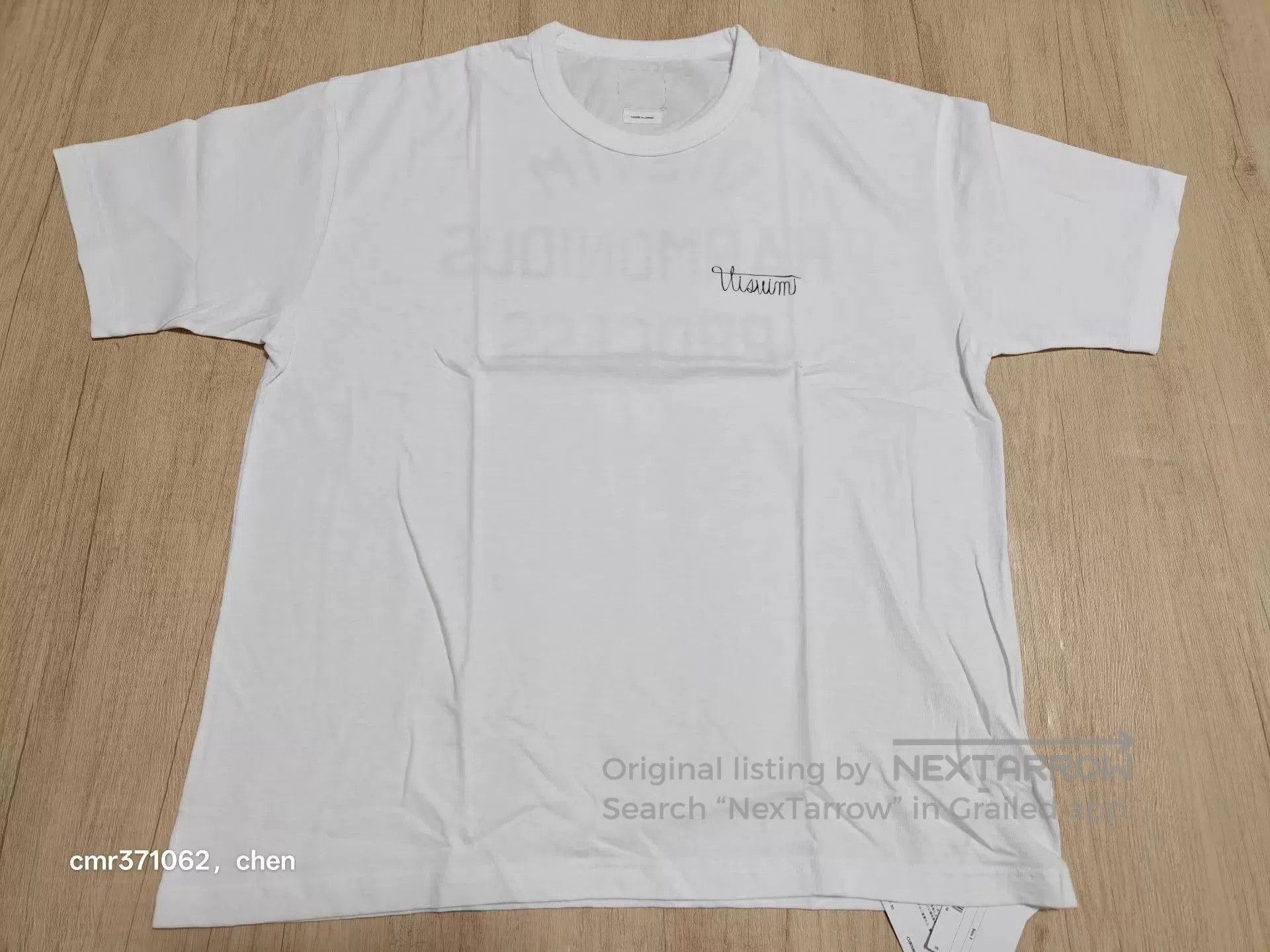 Visvim White Short Sleeve Graphic T. Size US S / EU 44-46 / 1 - 1 Thumbnail