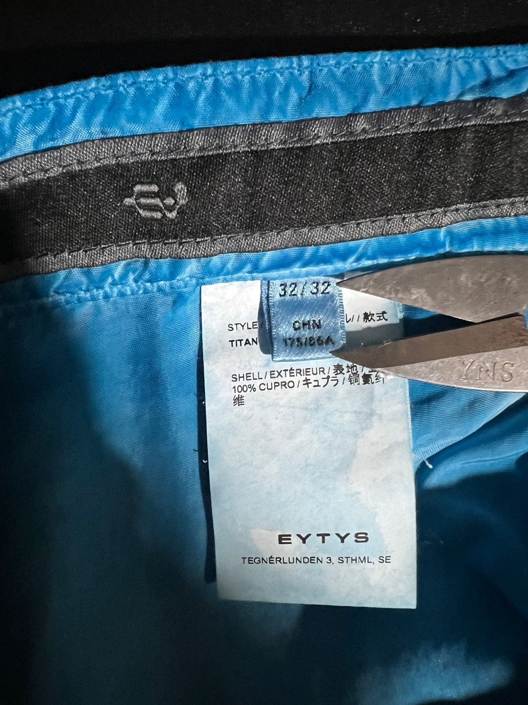 Eytys (SOLD OUT) Eytys Garment Dyed Cupra Pants Blue Size US 32 / EU 48 - 10 Thumbnail