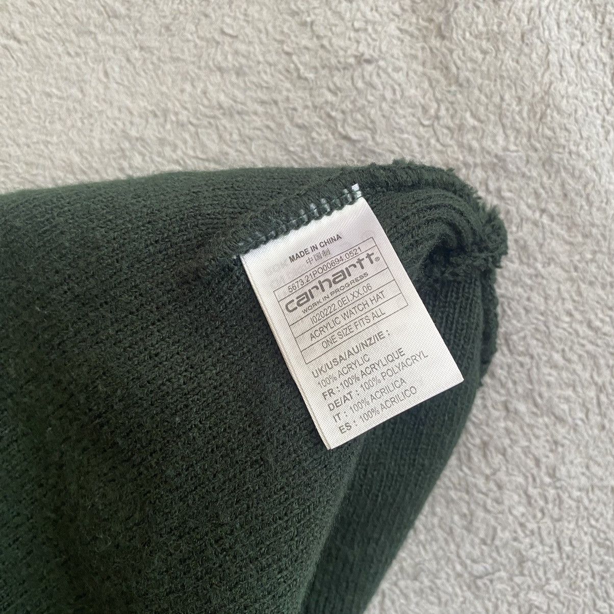 Carhartt Carhartt WIP Knit Hat Green Size ONE SIZE - 3 Thumbnail