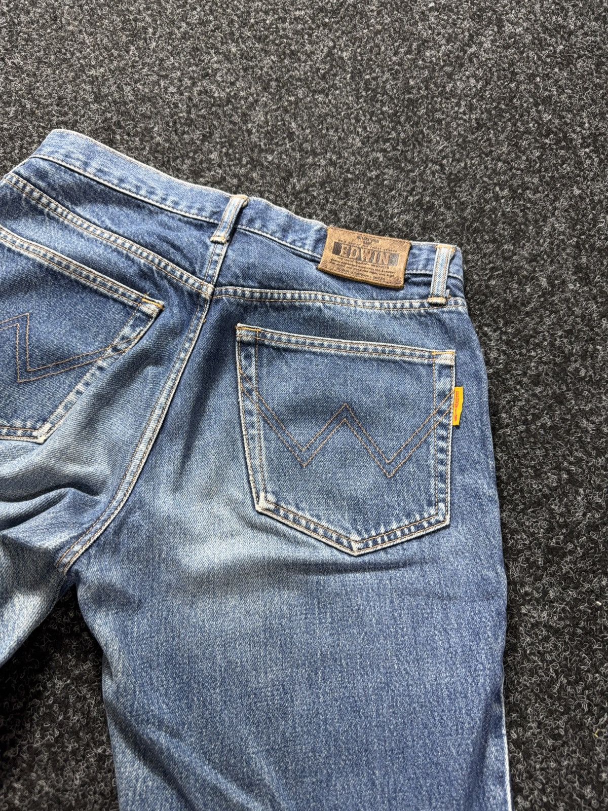 Edwin Vintage 90s Retro Edwin Japan Faded Wash Straight Jeans Y2K Size US 30 / EU 46 - 20 Thumbnail