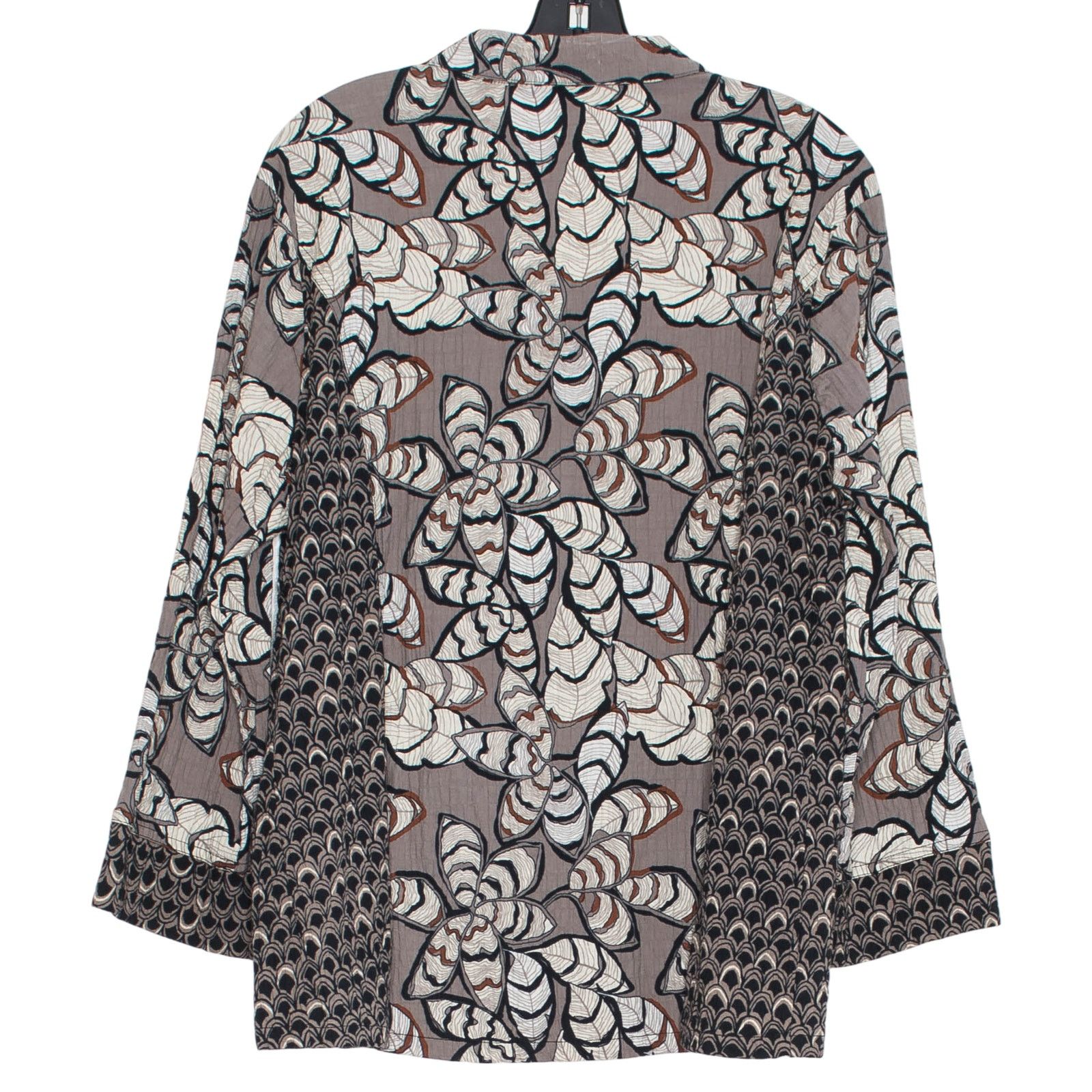 Habitat Habitat Floral Gauze Button Up Top Lightweight Lagenlook L Size L / US 10 / IT 46 - 3 Thumbnail