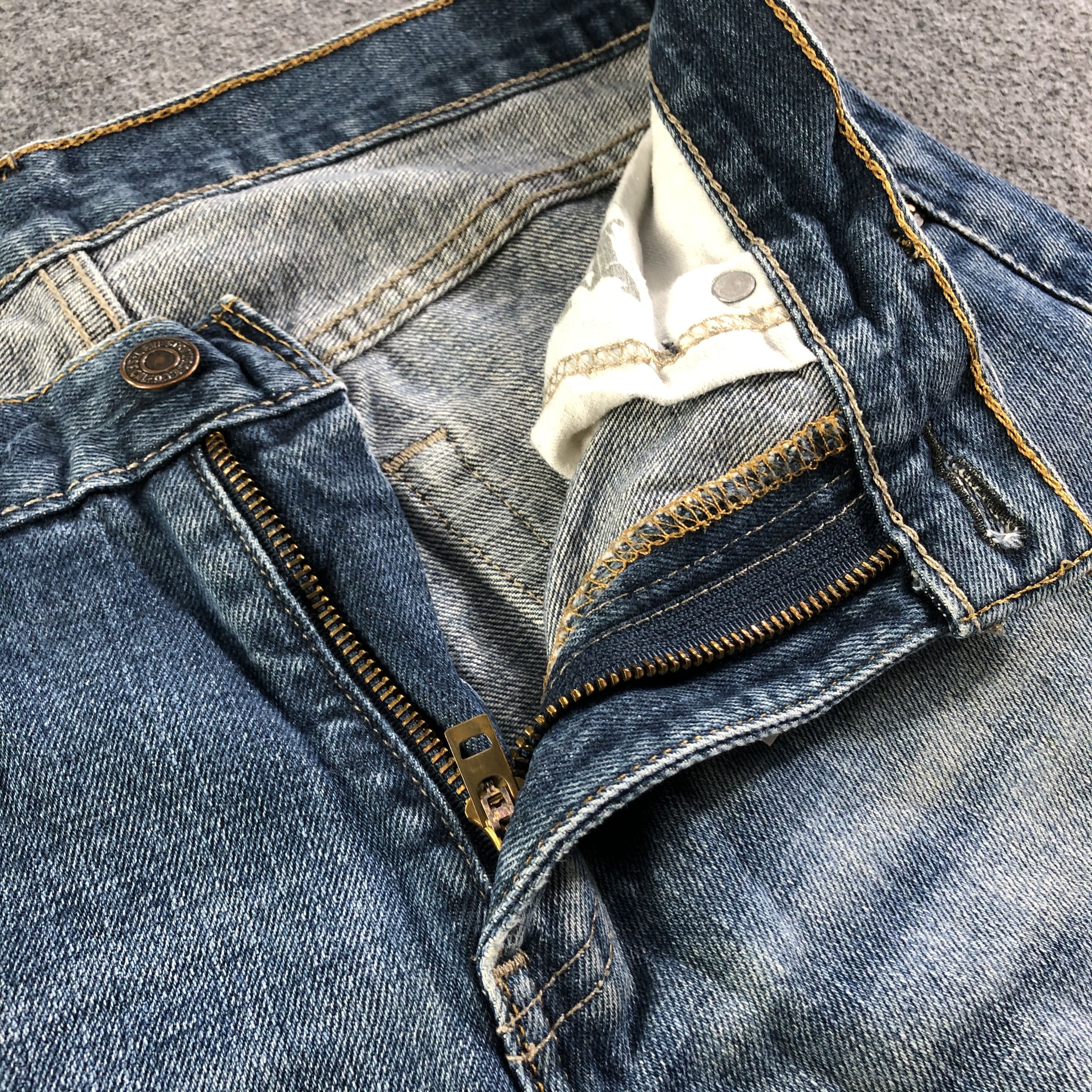 Levi's Vintage Blue Wash Levis 527 Flare Jeans-J3097 Size US 32 / EU 48 - 7 Thumbnail