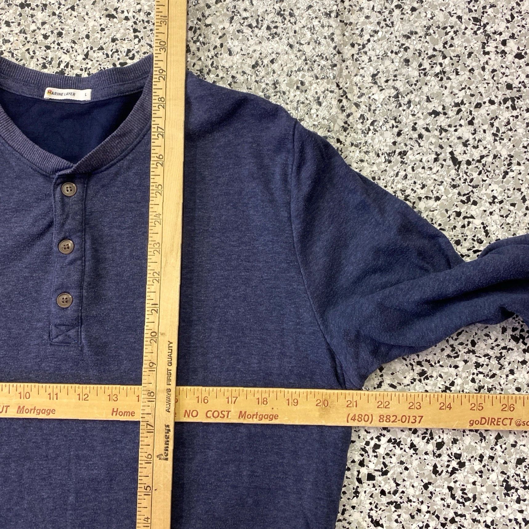 Marine Layer Marine Layer Henley Shirt Mens Large Blue Long Sleeve Regular Knit Cotton Button T-Shirt Vintage? No (but not allowed). Size US L / EU 52-54 / 3 - 3 Thumbnail