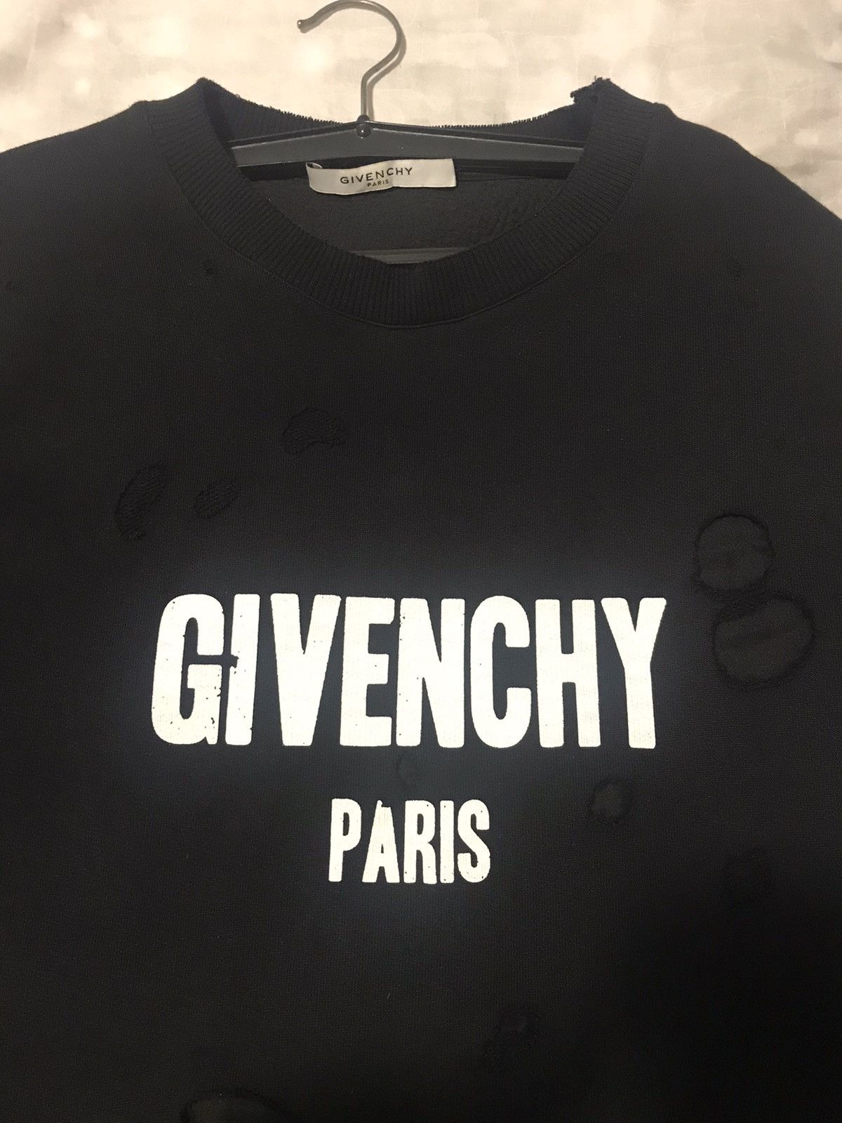 Givenchy Givenchy black sweatshirt Size US L / EU 52-54 / 3 - 3 Thumbnail