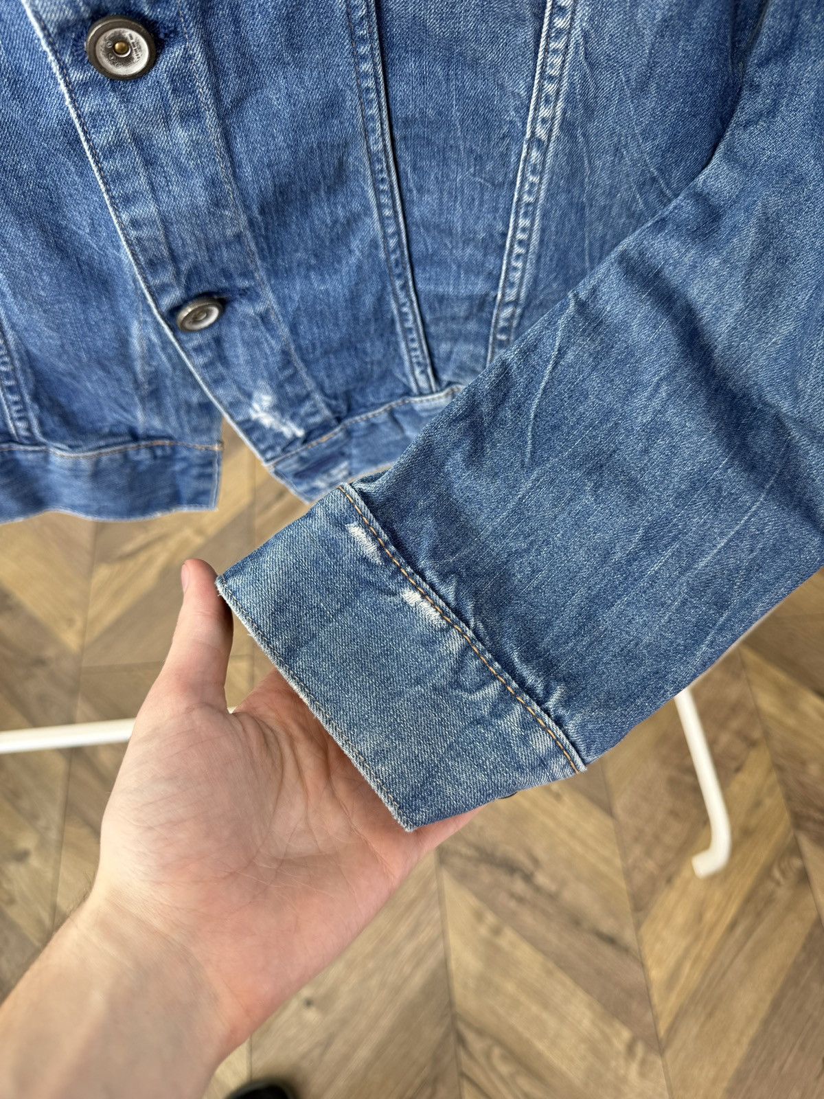 G-Star Vintage G-Star RAW Women’s Denim Jacket Blue Wash ARC JKT Size M / US 6-8 / IT 42-44 - 10 Thumbnail