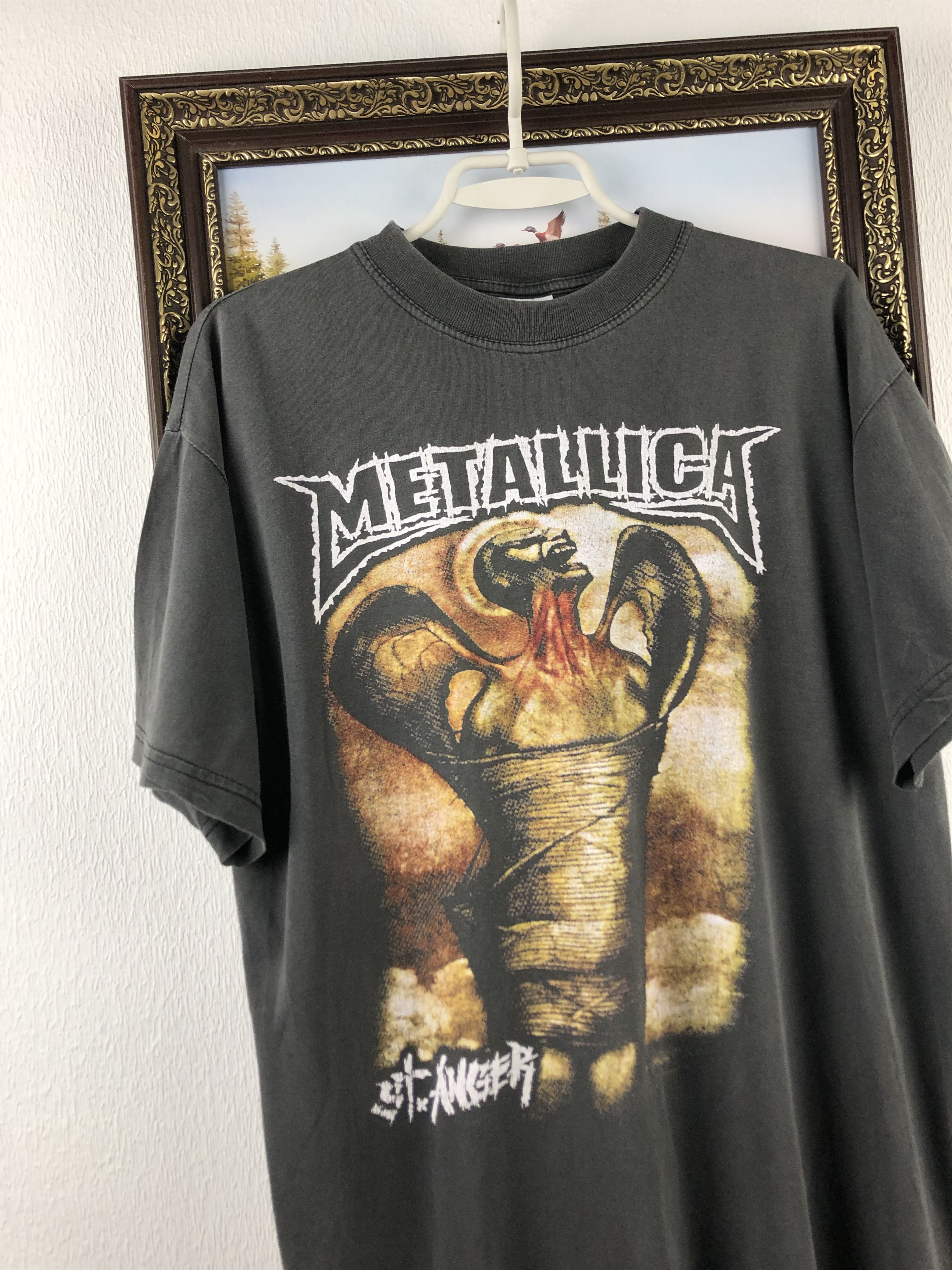 Band Tees Vintage 90's Metallica St. Anger Band Tee Shirt Over Print Size US L / EU 52-54 / 3 - 3 Thumbnail