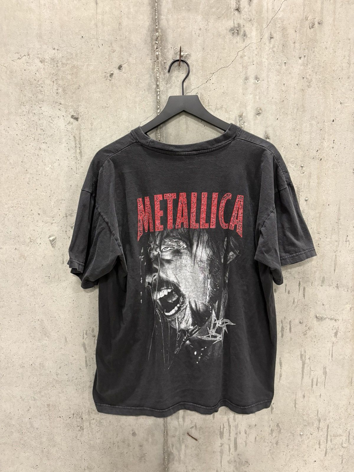 Band Tees Vintage Metallica Shirt Thrashed Faded Grunge Band Euro Size US XL / EU 56 / 4 - 2 Thumbnail