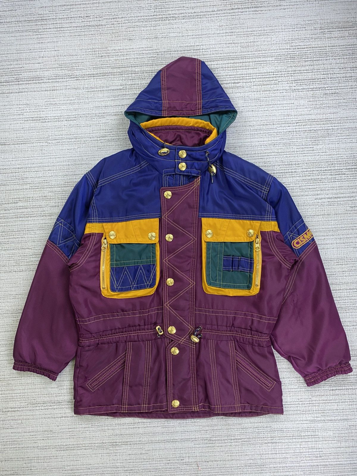 Japanese Brand × Vintage Vintage Cismon Bomber Ski Wear Multicolour Jacket Size US L / EU 52-54 / 3 - 1 Thumbnail
