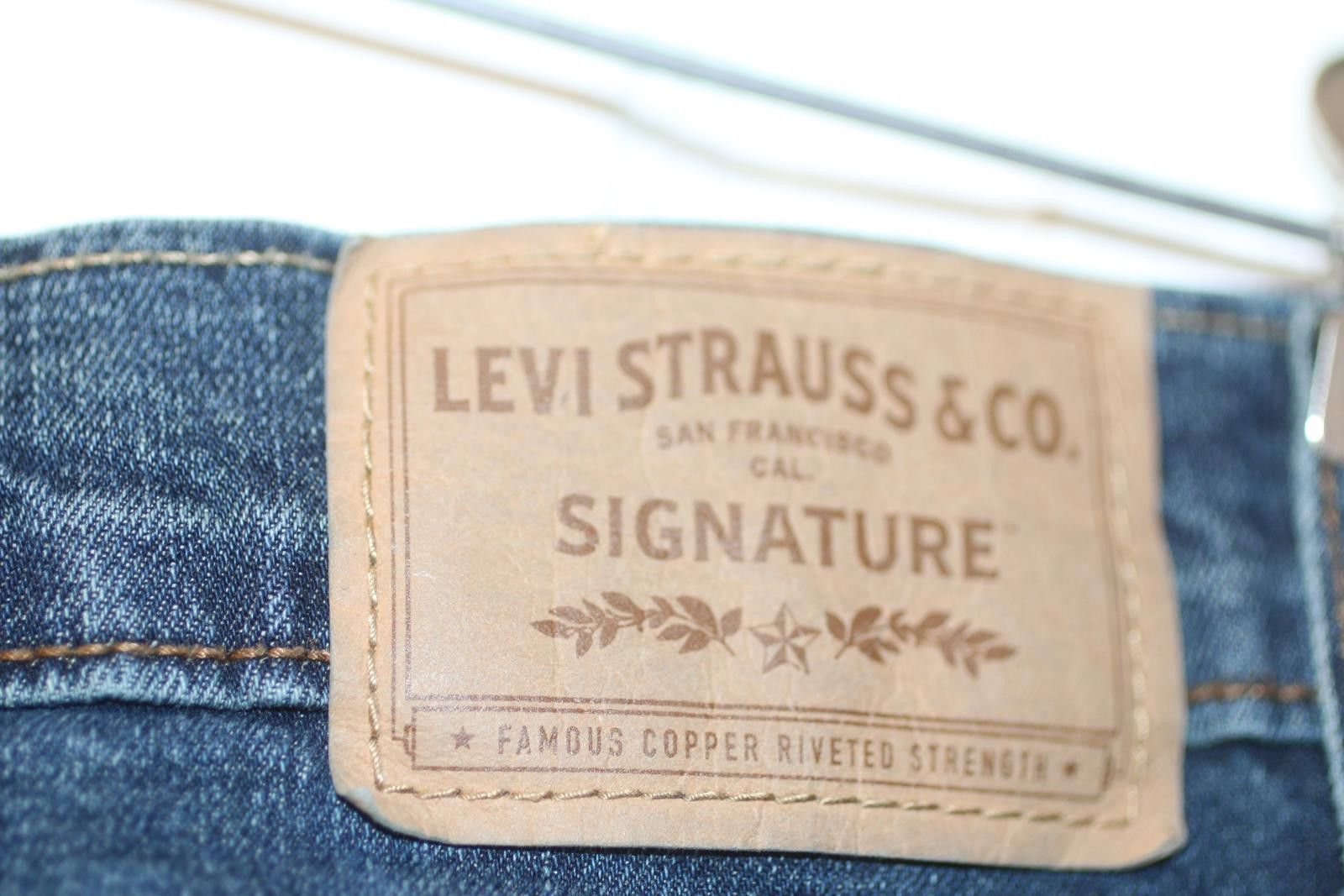 Levi's Levi Strauss Signature Straight Leg Jeans Dark Blue W34 L34 Size 34" / US 12 / IT 48 - 8 Thumbnail