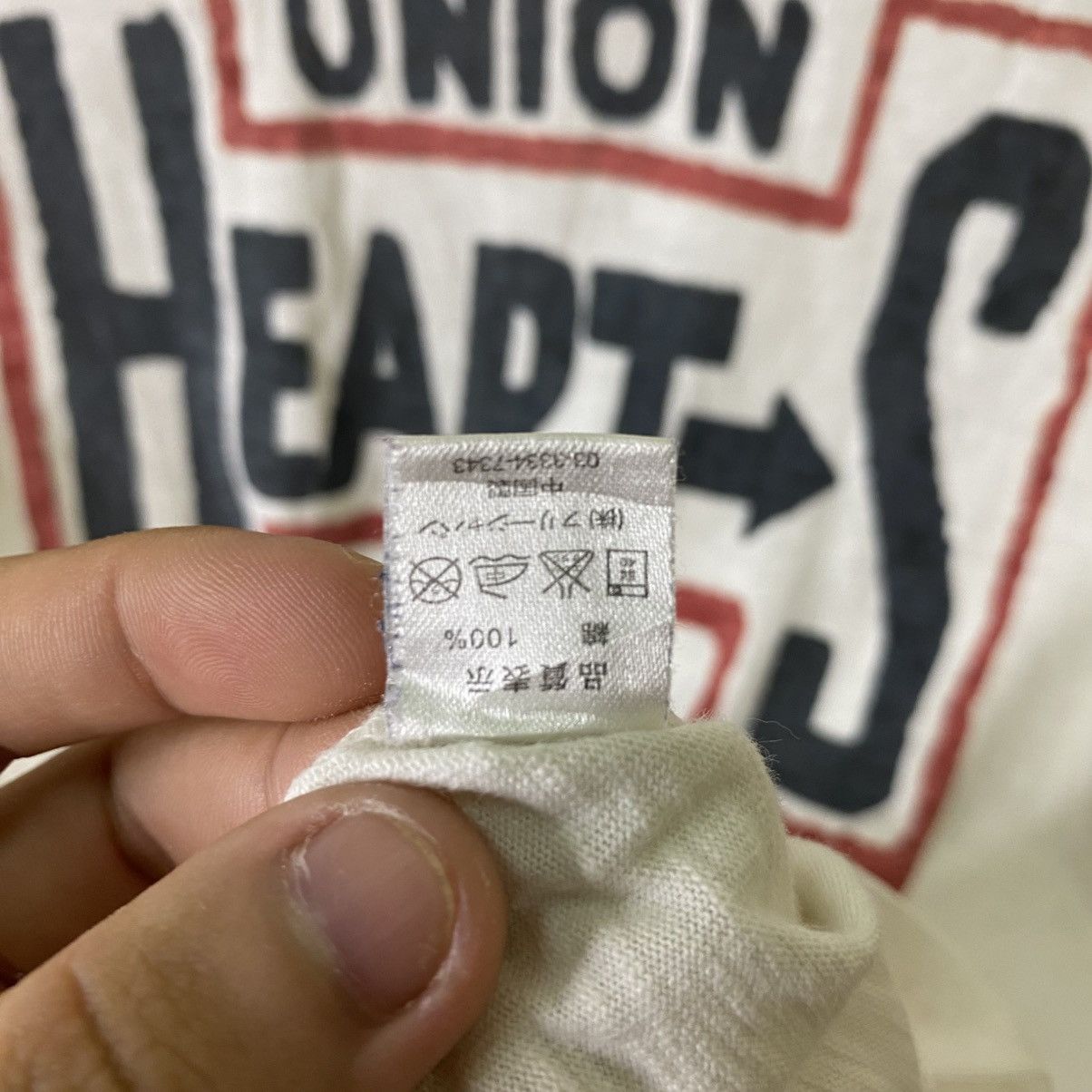 Blue Blue Japan Union Made Hearts Warehouse Dubbleworks McCoy LS T Shirt Size US S / EU 44-46 / 1 - 5 Thumbnail
