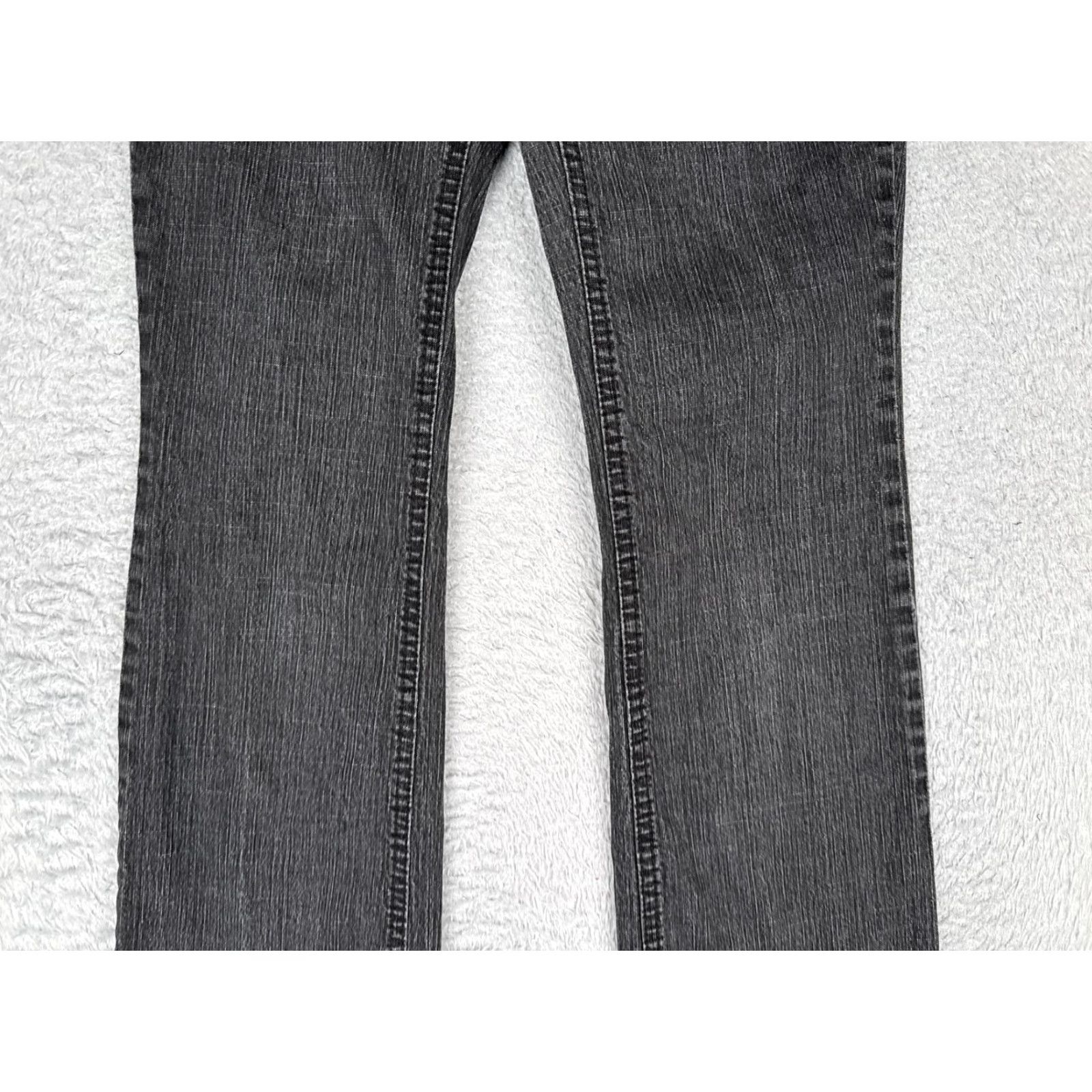 Faded Glory Faded Glory Jeans Womens Petite 4 Bootcut Denim Charcoal Mid Rise 26x29 Stretch 5-Pocket Logo Zipper Jeans Mens? Size 27" / US 4 / IT 40 - 3 Thumbnail