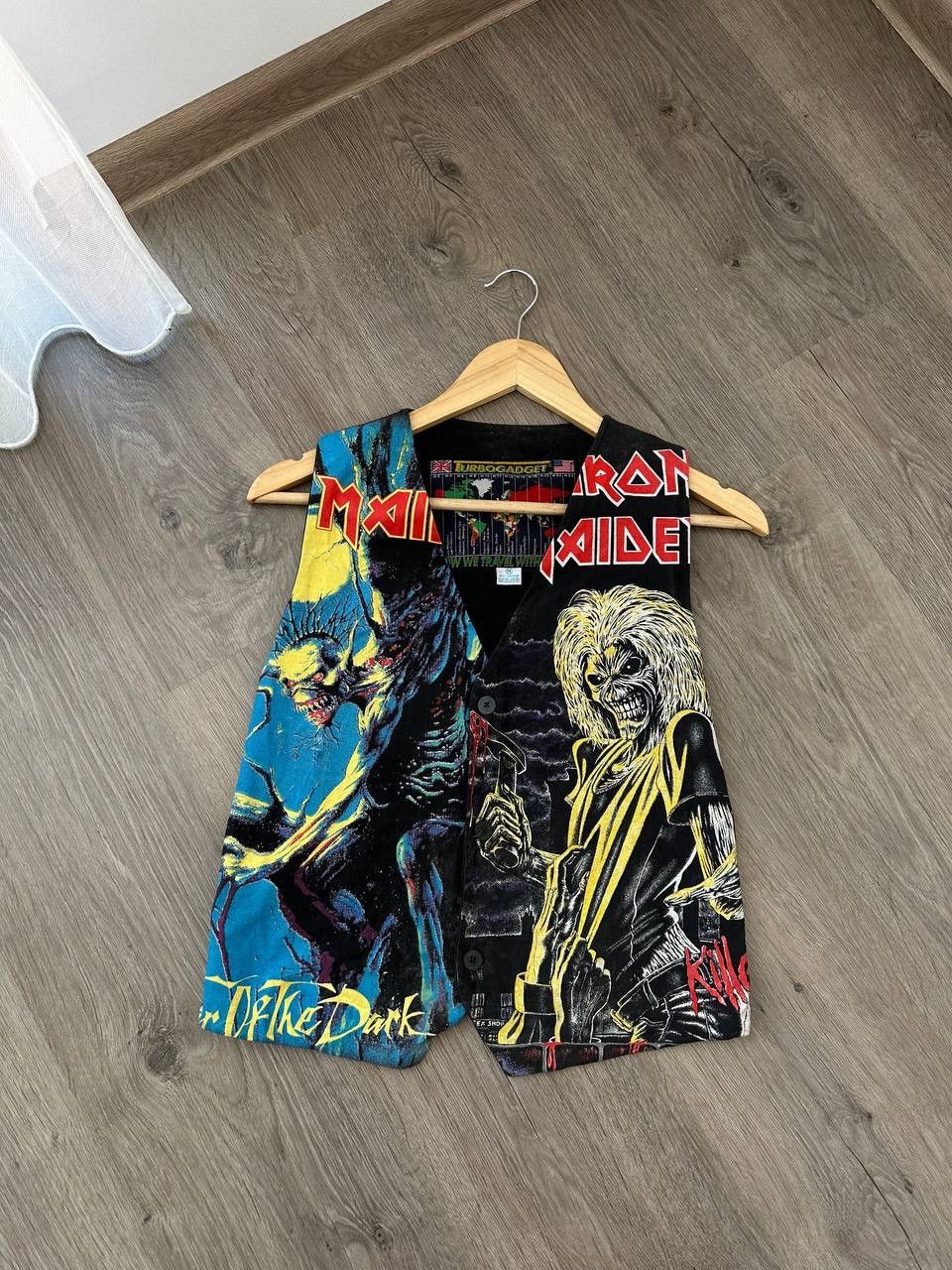 Iron Maiden × Vintage Vintage Iron Maiden 90’s Rare Printed West Jacket Size US M / EU 48-50 / 2 - 5 Thumbnail