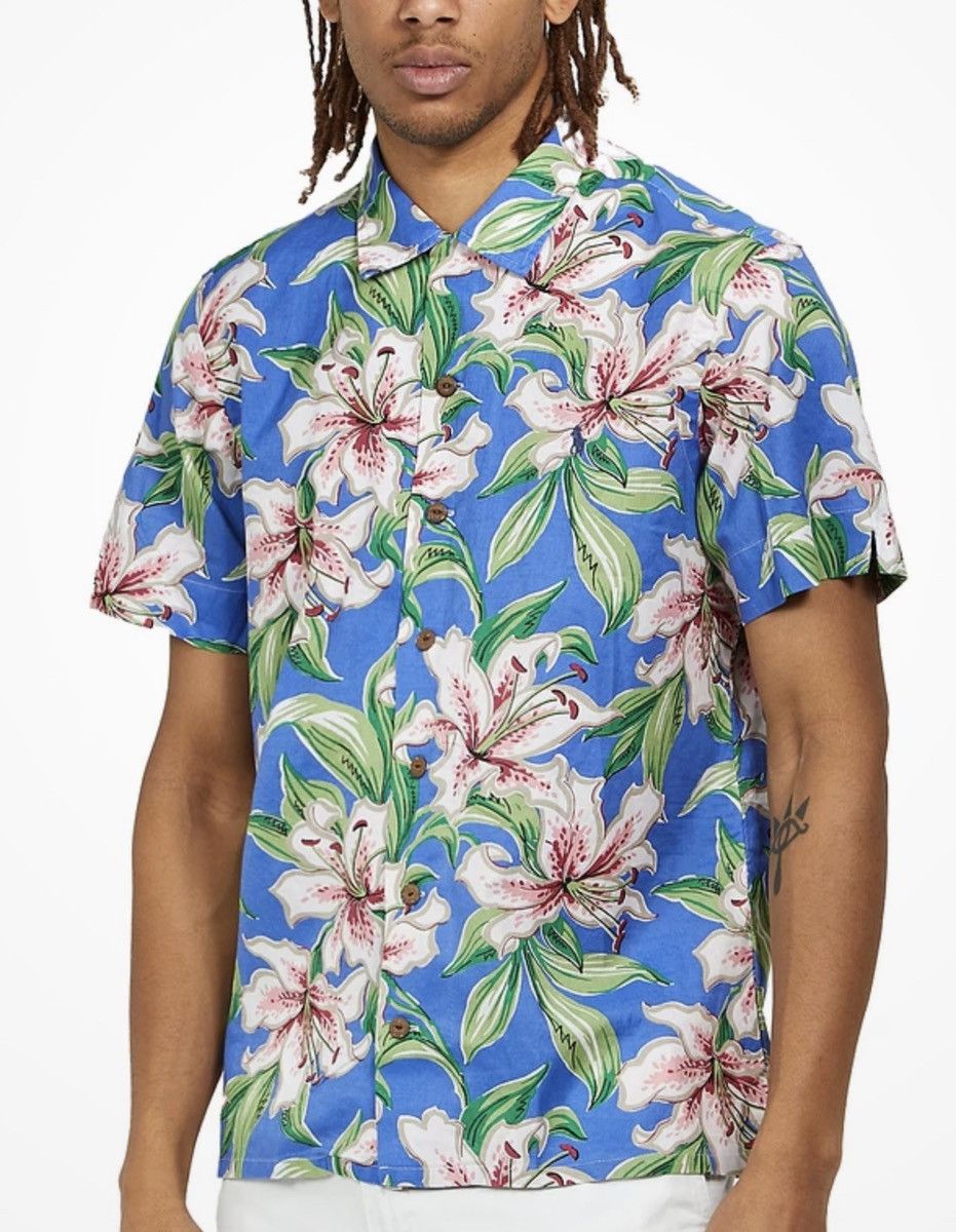 Polo Ralph Lauren 🇺🇸 Polo Ralph Lauren Floral Hawaiian Classic Fit Shirt Y2K Size US XL / EU 56 / 4 - 2 Thumbnail