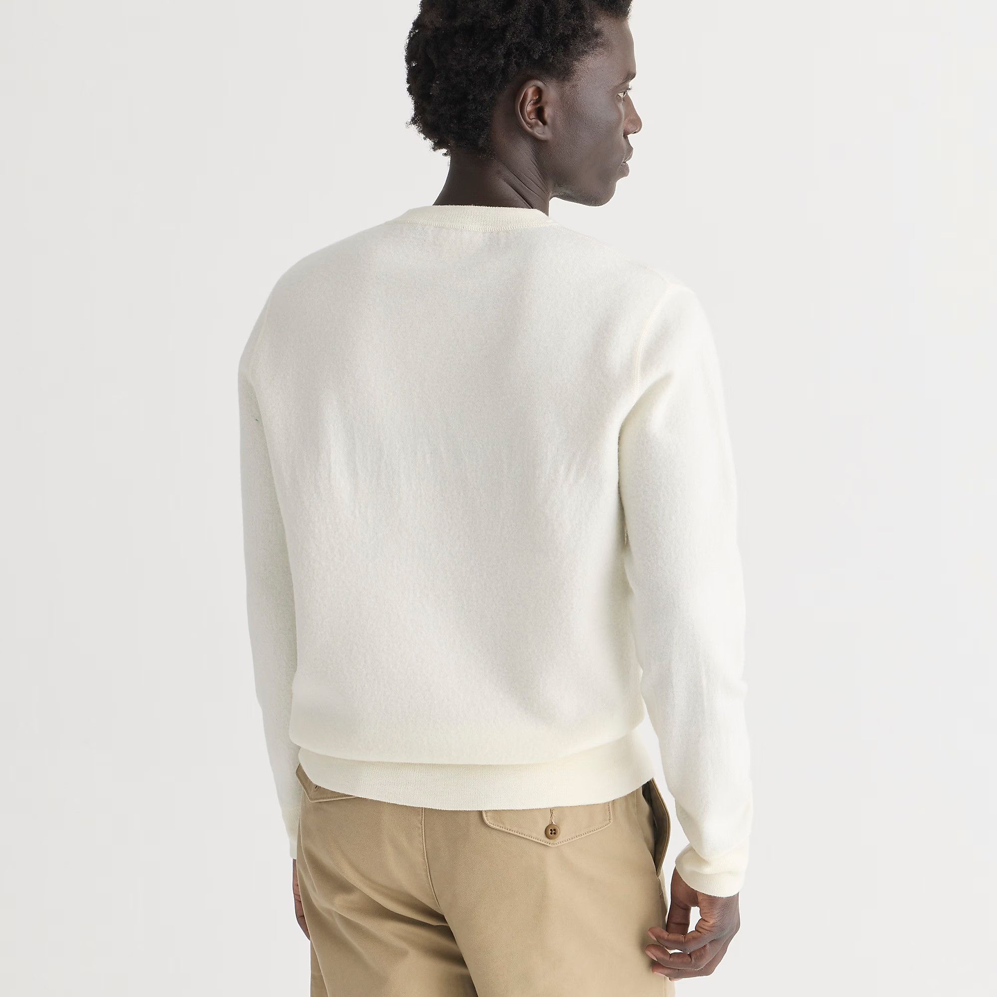 J.Crew × Wallace & Barnes J. CREW Wallace & Barnes Boiled Wool Crewneck Sweatshirt Size US XL / EU 56 / 4 - 4 Thumbnail
