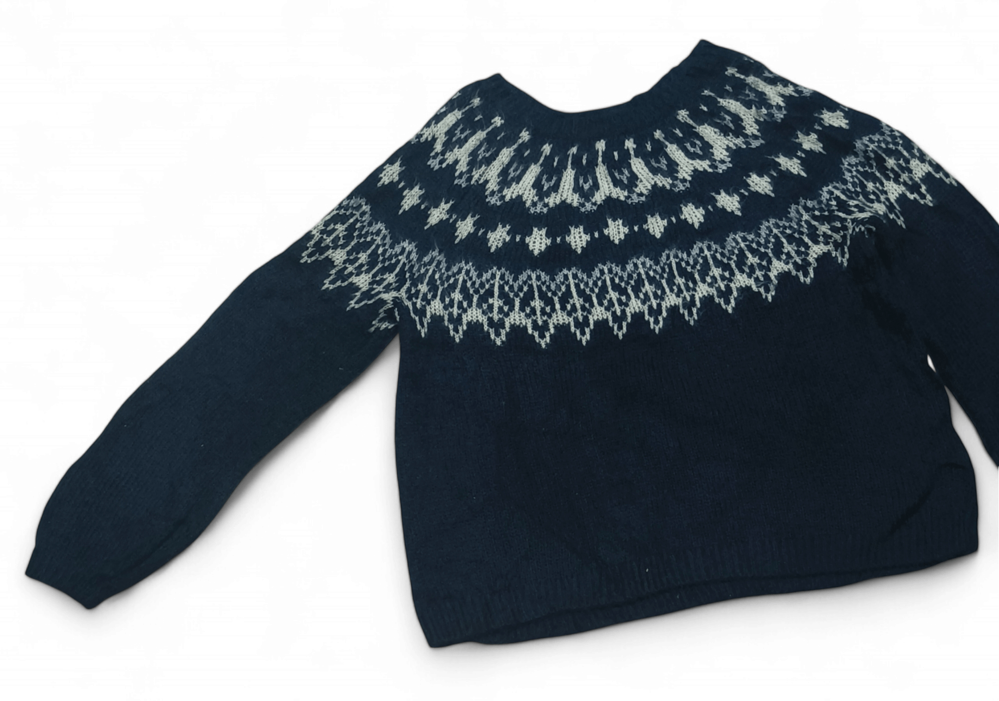 Old Navy OLD NAVY Women's Ethnic Striped Motifs Pattern Knit Sweater Size S / US 4 / IT 40 - 3 Thumbnail