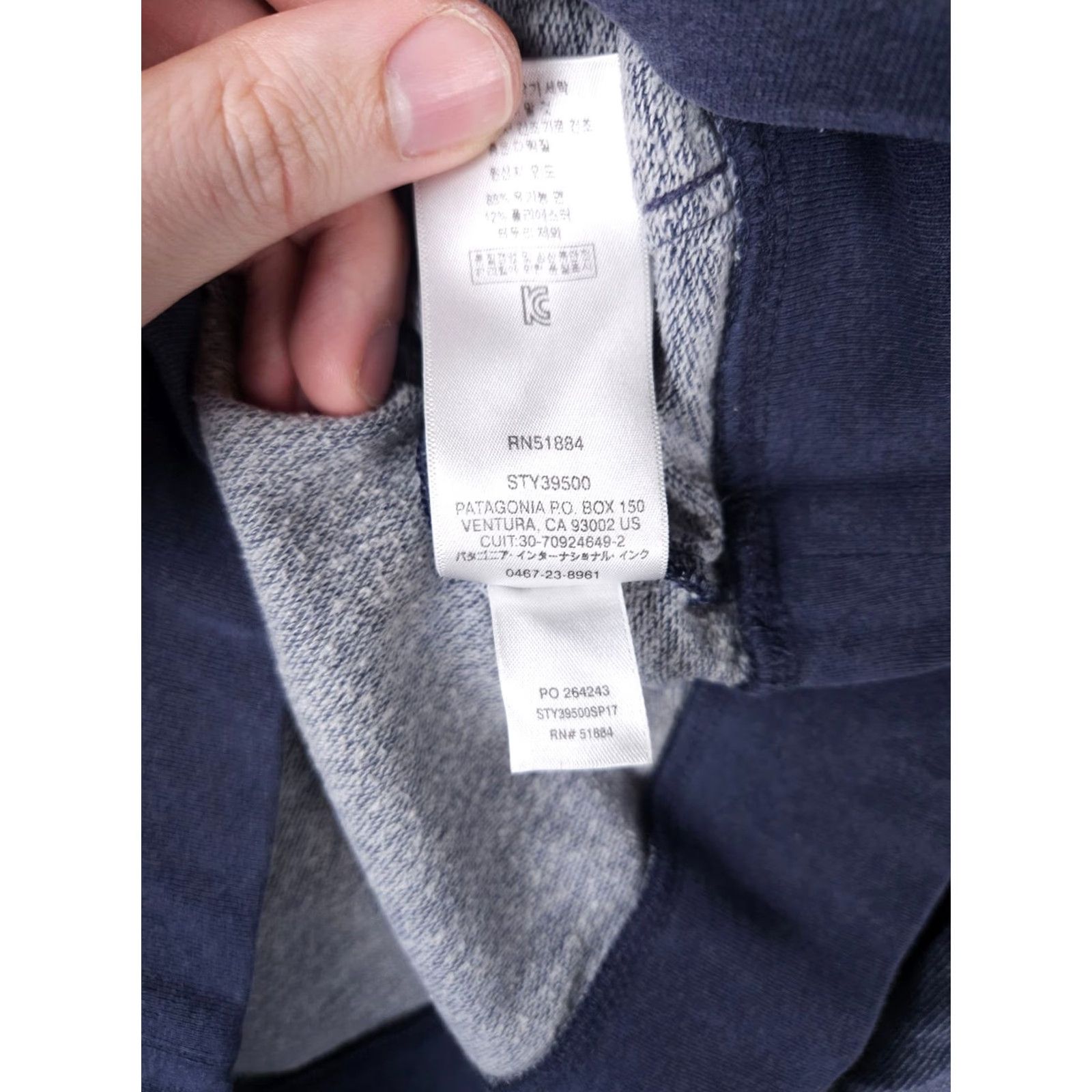 Patagonia PATAGONIA Hoodie Women's Small Blue Lightweight Fitz Roy Southwest Logo 39500 Size S / US 4 / IT 40 - 7 Thumbnail