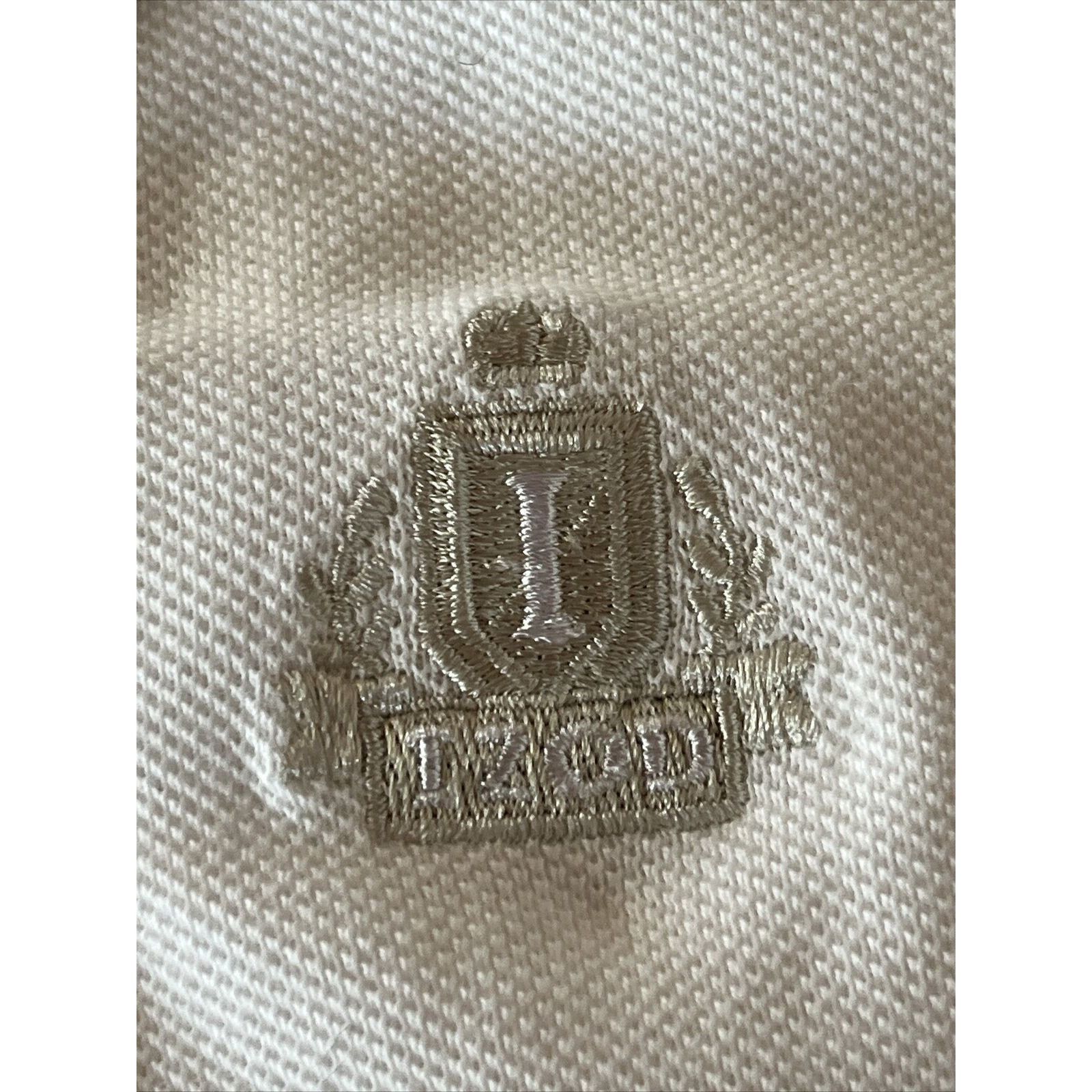 Izod Izod Men Silk Wash Polo Shirt Size XXL White Solid SS Cotton Size US XXL / EU 58 / 5 - 6 Thumbnail