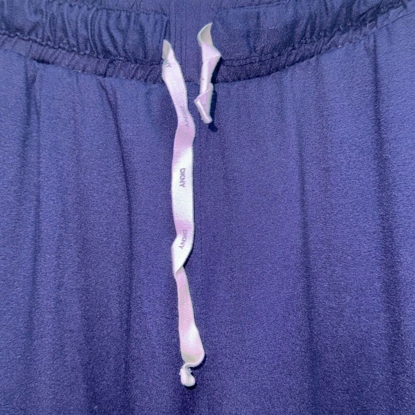 DKNY DKNY Navy Blue Lounge Pajama Pants | Sz M Size ONE SIZE - 3 Thumbnail
