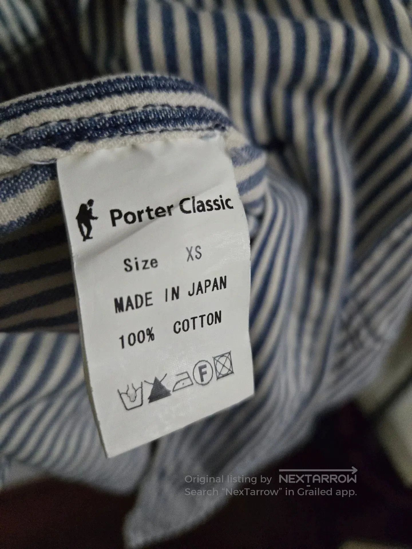 Porter Classic Porter Classic Vintage Stripe Coat. Size US XS / EU 42 / 0 - 7 Thumbnail