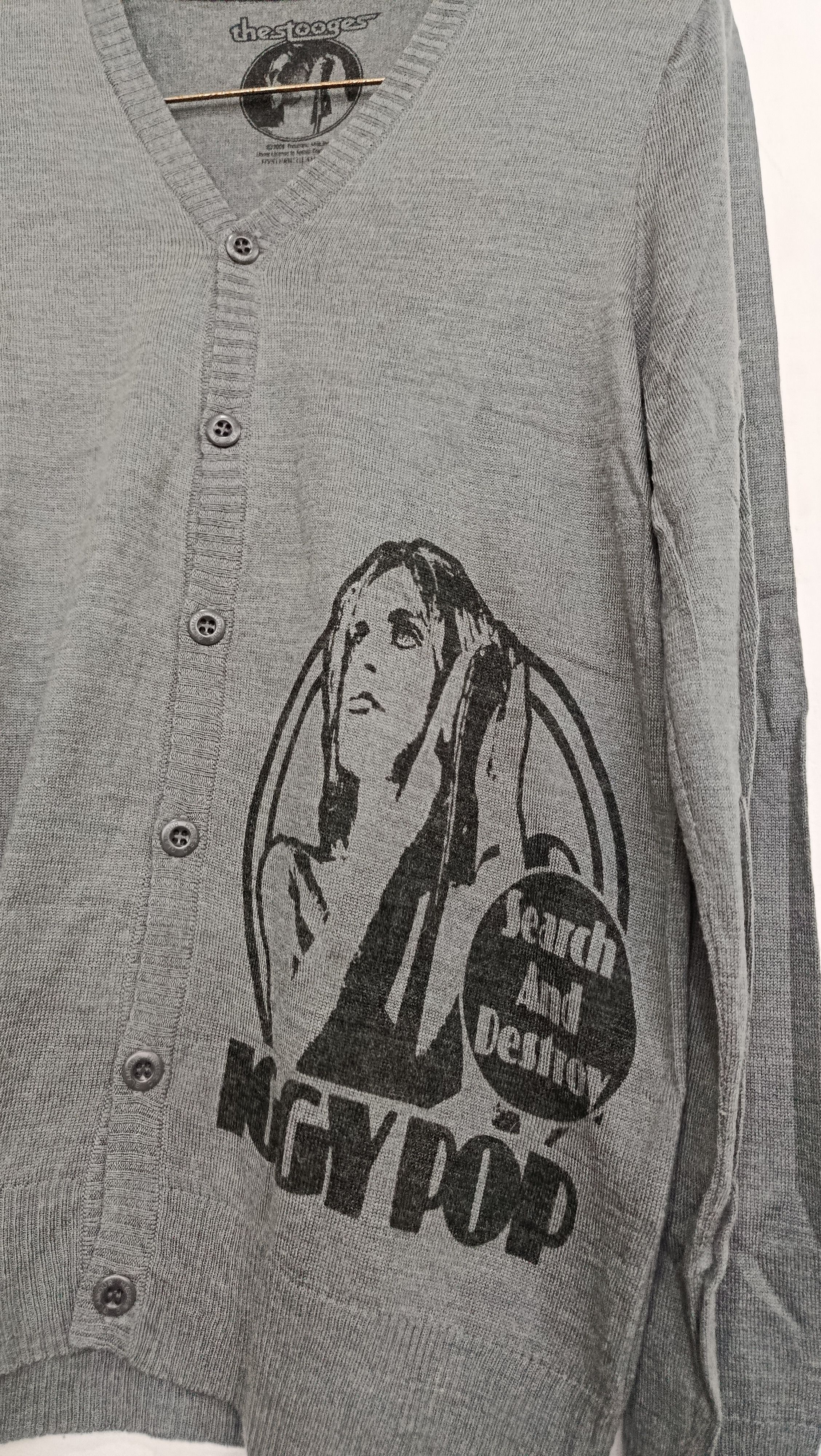 Hysteric Glamour Vintage HYSTERIC GLAMOUR x Iggy Pop cardigans size M Size US M / EU 48-50 / 2 - 5 Thumbnail