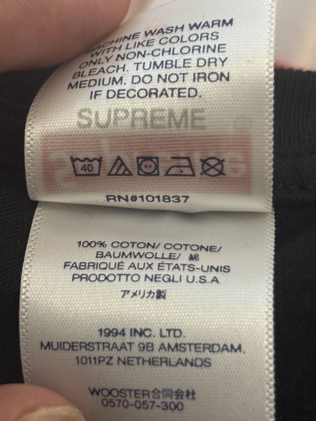Supreme Supreme Classic Logo Tee Size US M / EU 48-50 / 2 - 3 Thumbnail