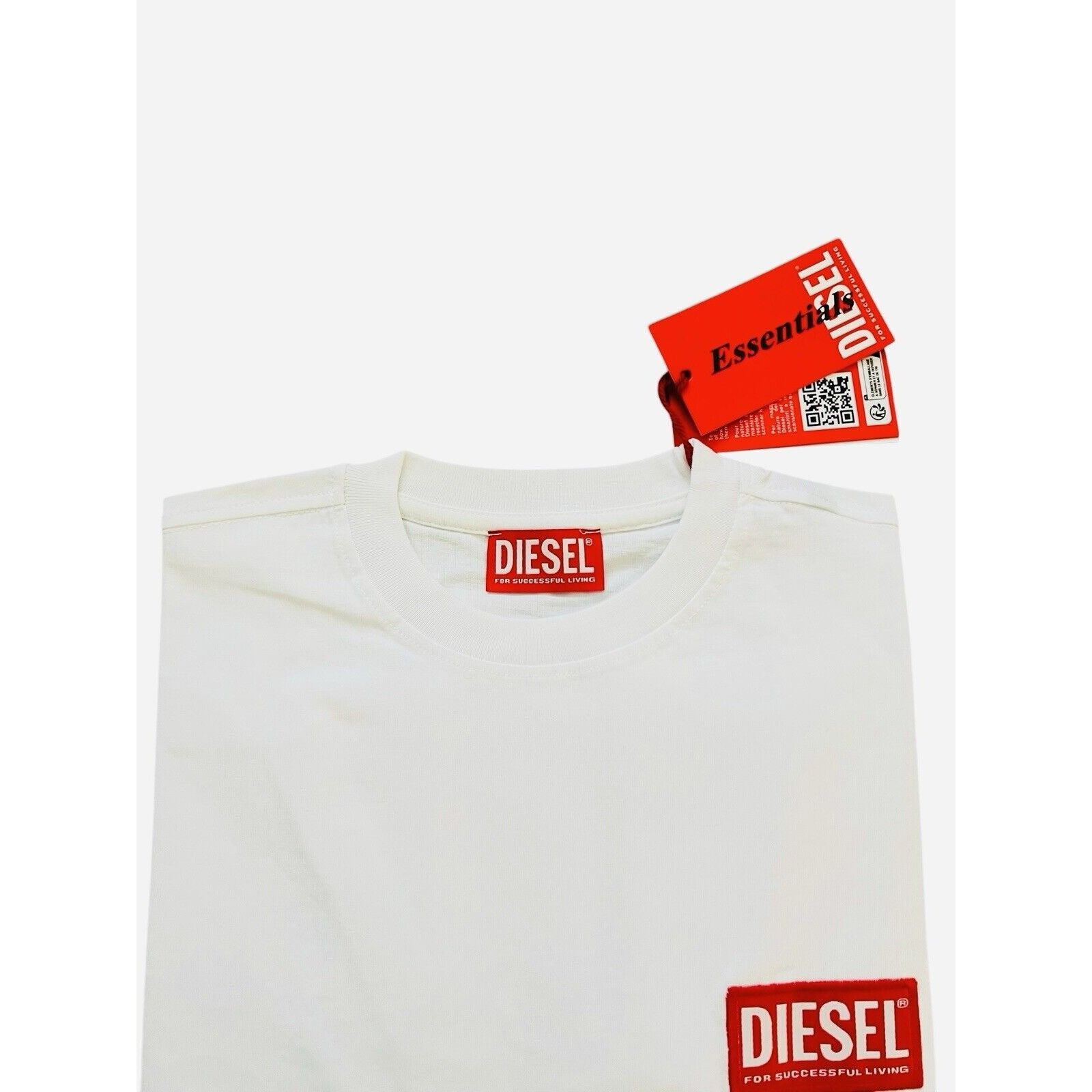 Diesel Diesel T-Just NLabel Logo Tee T-Shirt NWT White Size XL Size US XL / EU 56 / 4 - 2 Thumbnail