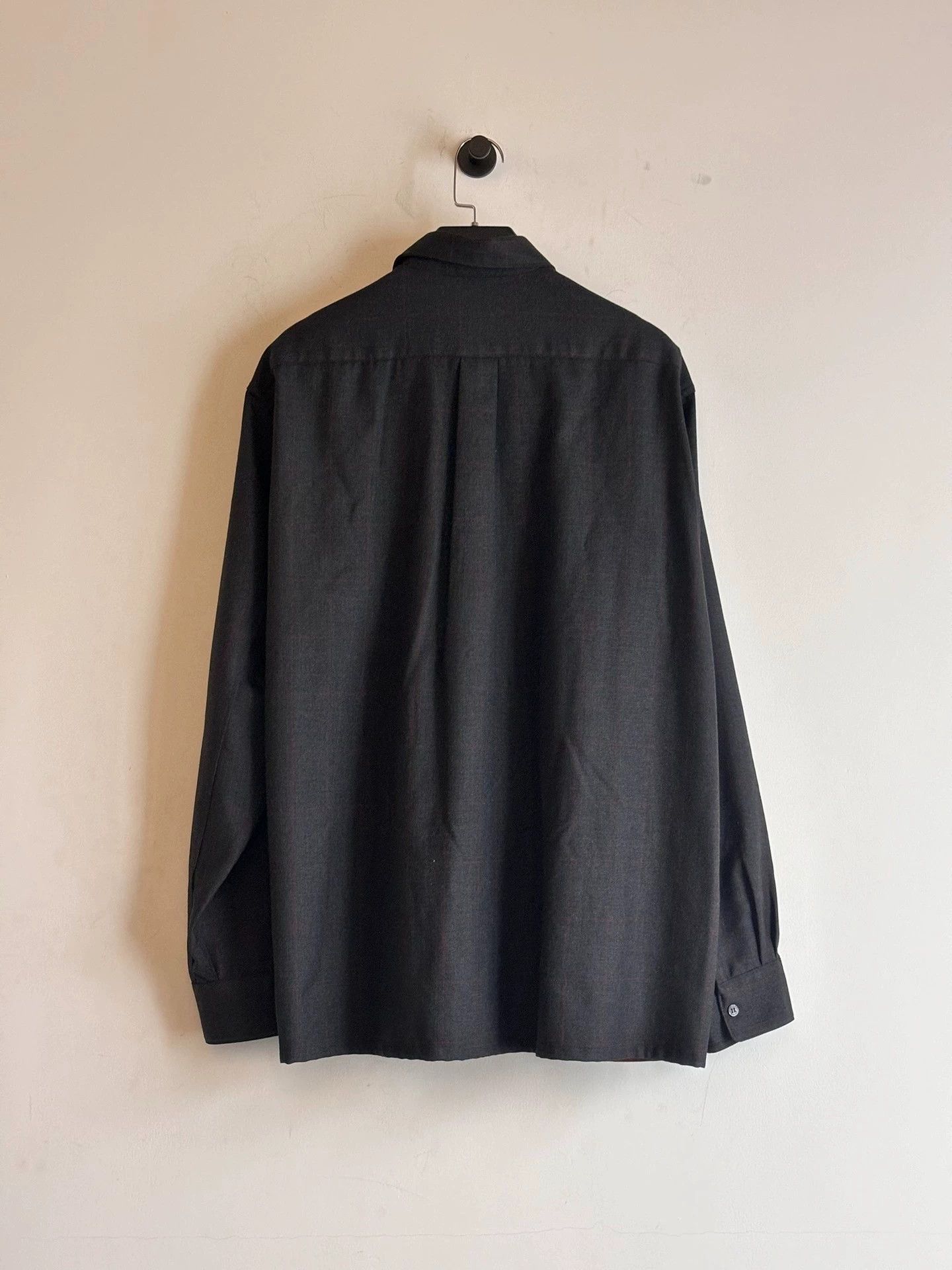 Comme des Garcons Comme Des Garcons SHIRT Wool Panel Orange Accent Shirt Size US L / EU 52-54 / 3 - 5 Thumbnail