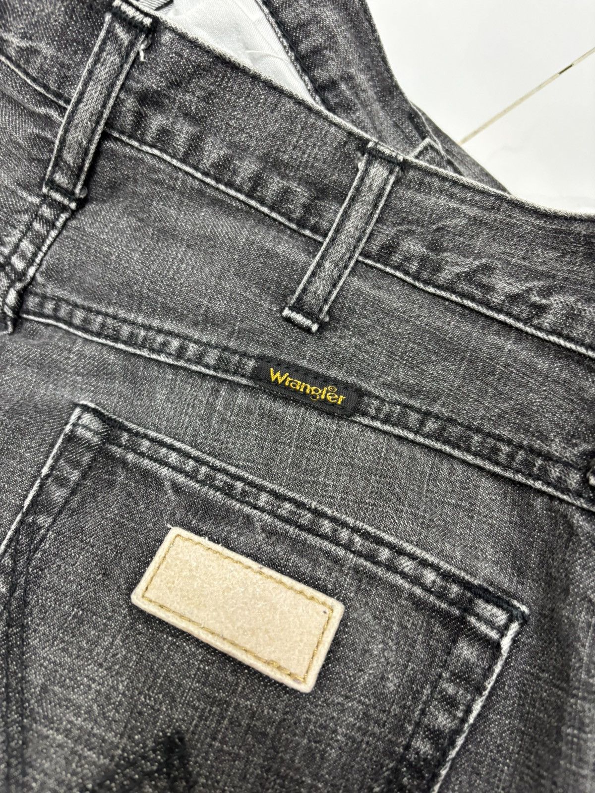 Kapital Vintage Wrangler Faded Black Loose Straight Denim Jeans Size US 29 - 10 Thumbnail