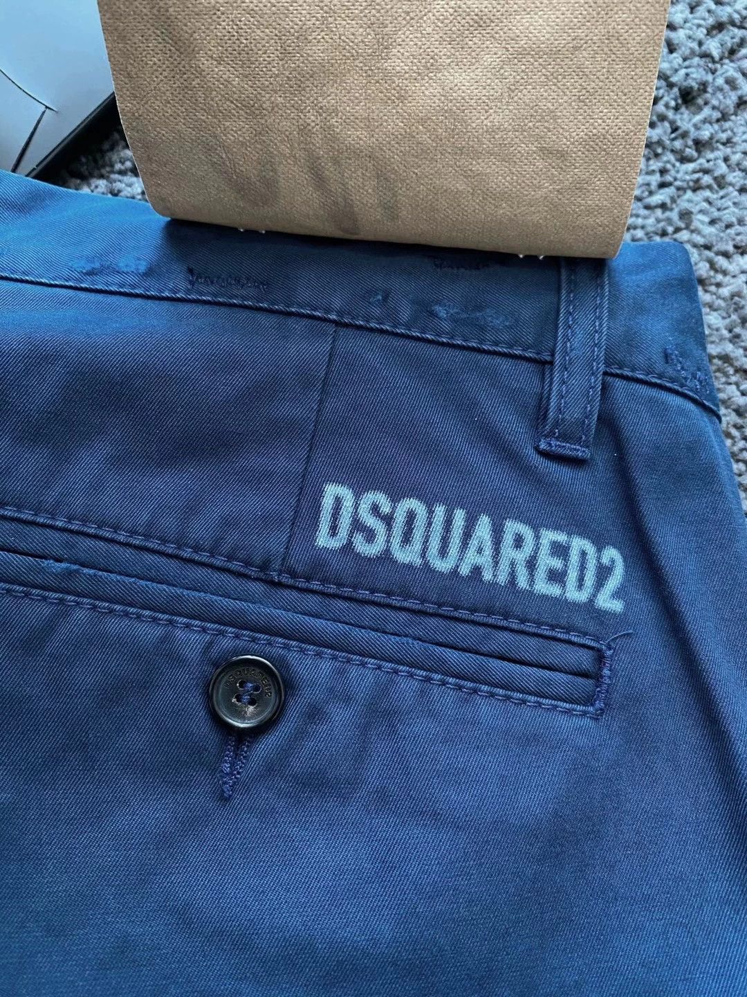 Dsquared2 Dsquared2 DAN ELASTIC blue slim cropped 90s Size US 28 / EU 44 - 4 Thumbnail