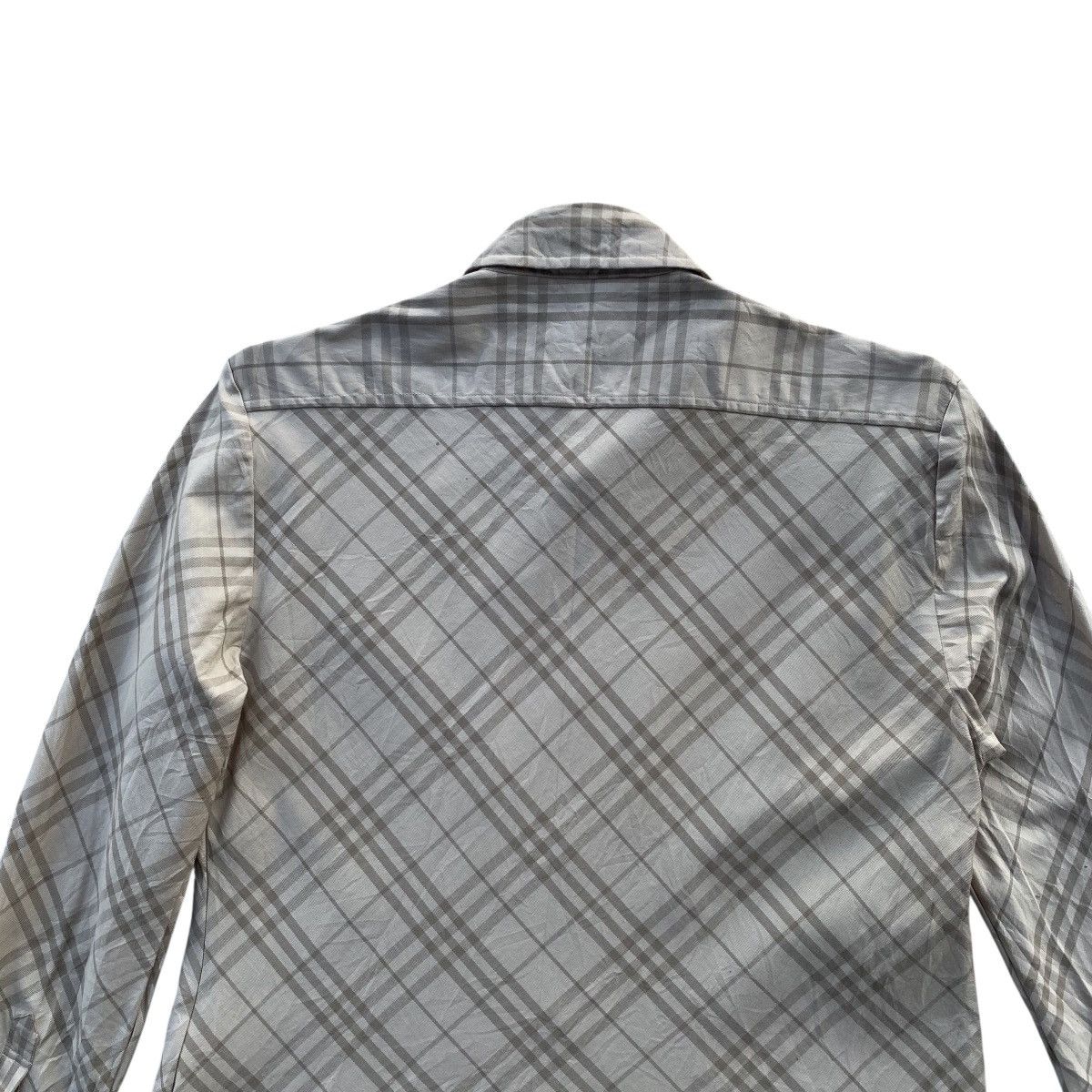 Burberry ‼️LAST DROP‼️Burberry Nova Check Chest Logo Button-Up Shirt Size XS / US 0-2 / IT 36-38 - 10 Thumbnail