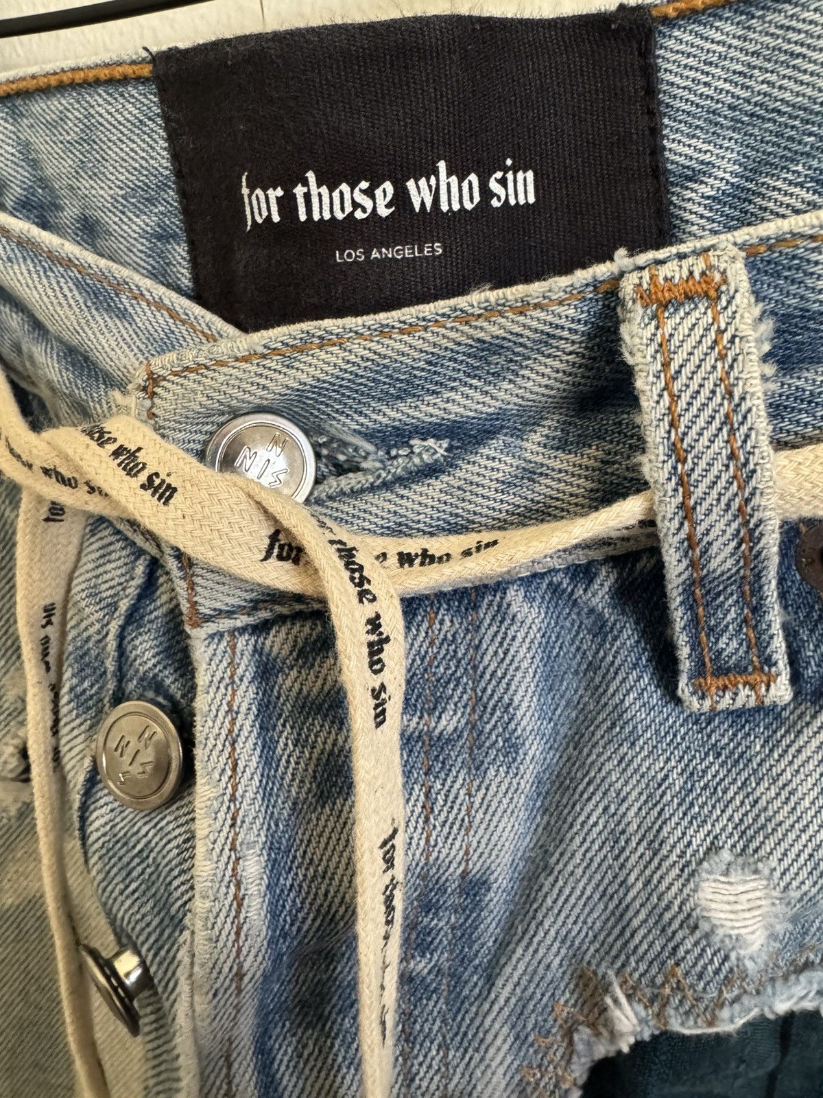 For Those Who Sin For those who sin FTWS CUSTOM 1 of 1 Size US 31 - 9 Thumbnail