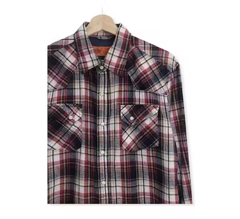 Dickies Vintage Dickies Plaid Tartan Flannel Shirt Size US L / EU 52-54 / 3 - 4 Thumbnail