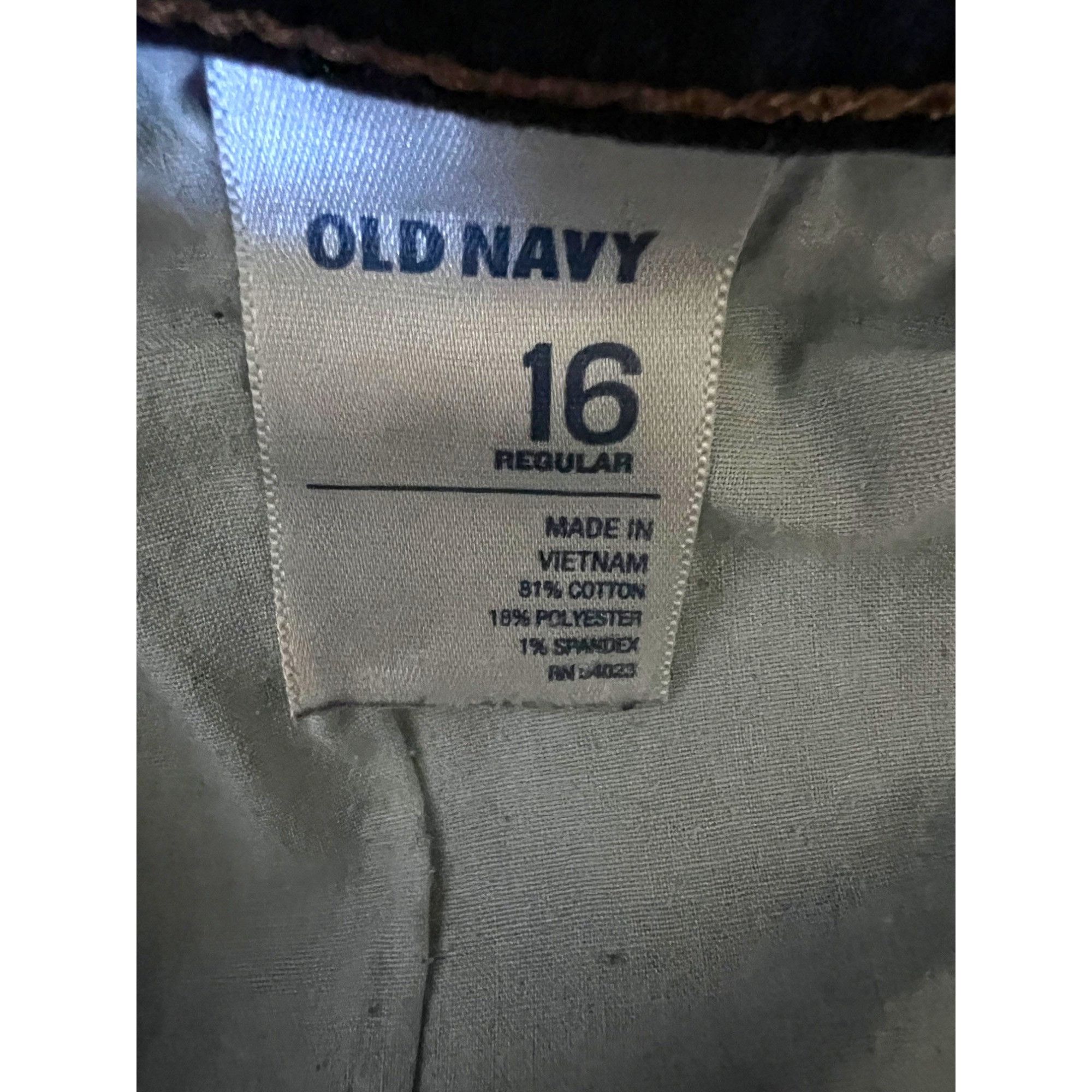 Old Navy Old Navy Sweetheart Womens Straight Leg Jeans Plus 16 Dark W Size 38" / US 16 / IT 52 - 5 Thumbnail