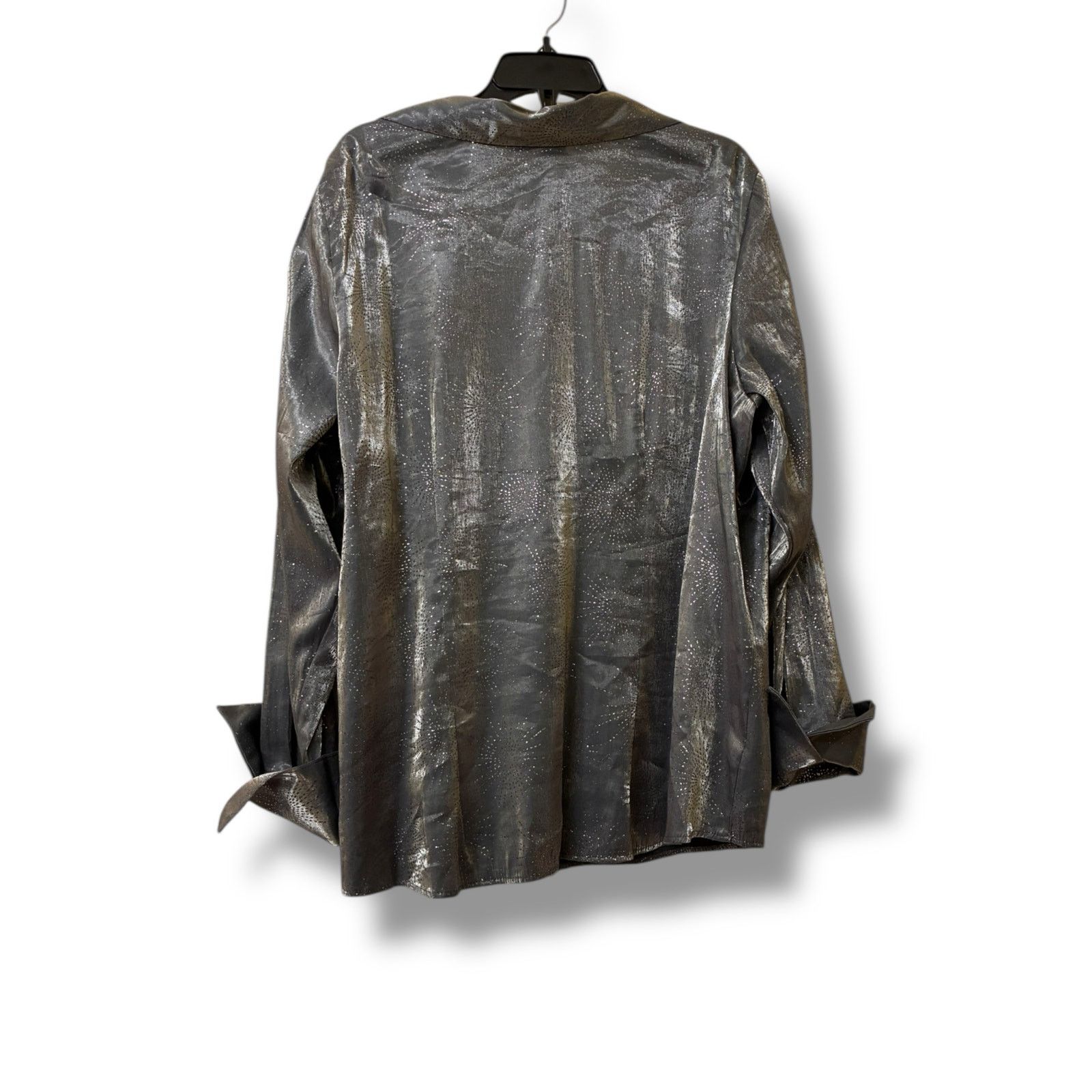 Other Ashley Stewart rhinestone metallic button down blouse Size 3XL / US 20-22 - 4 Thumbnail