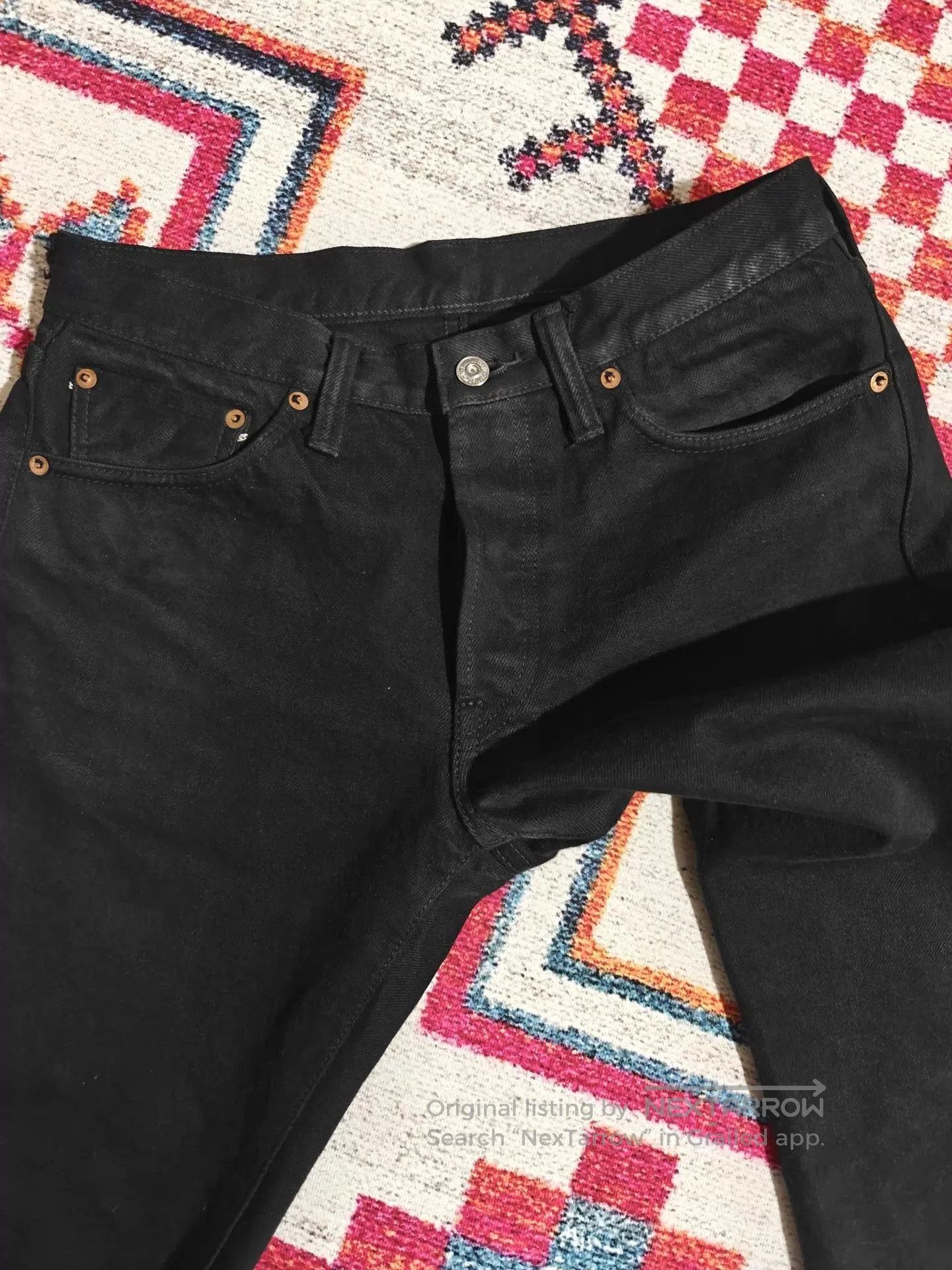 Samurai Jeans Samurai Jeans S511NBK 17oz Black. Size US 33 - 4 Thumbnail