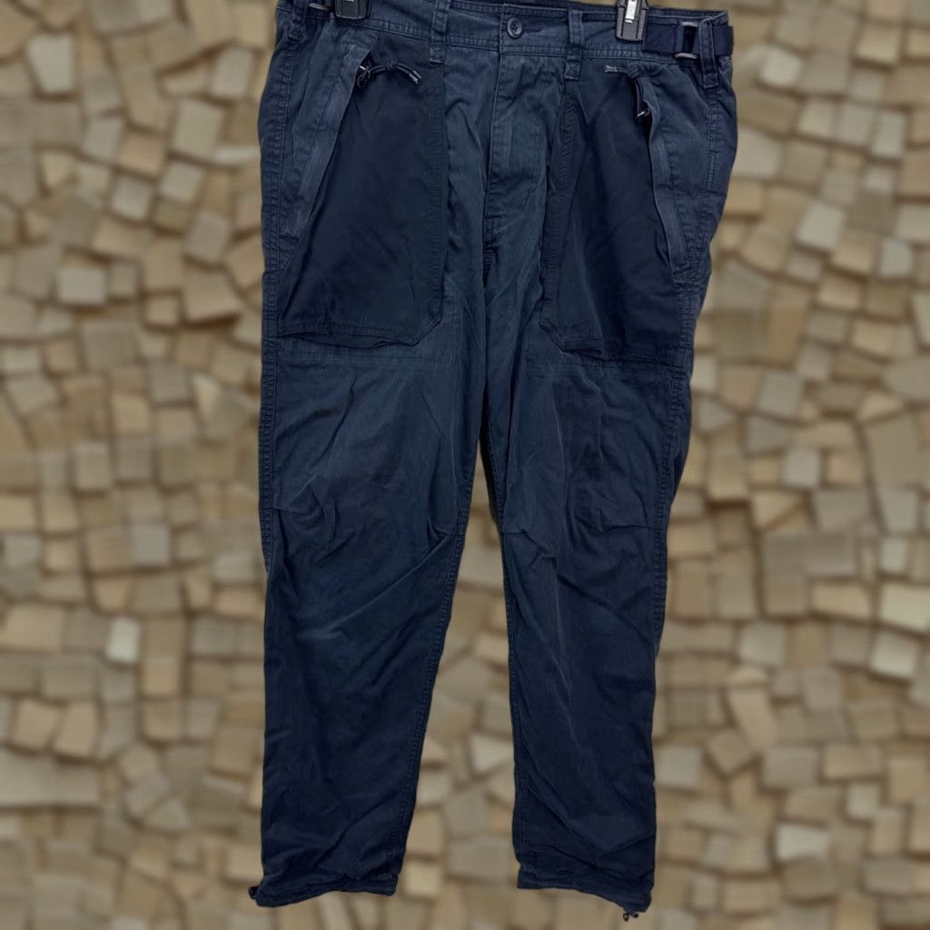 Abercrombie & Fitch VINTAGE Abercrombie & Fitch Pants Mens 32x32 Cargo 5-Pocket Blue 90s Grunge Army Hip Hop Mens Size US 32 / EU 48 - 1 Thumbnail