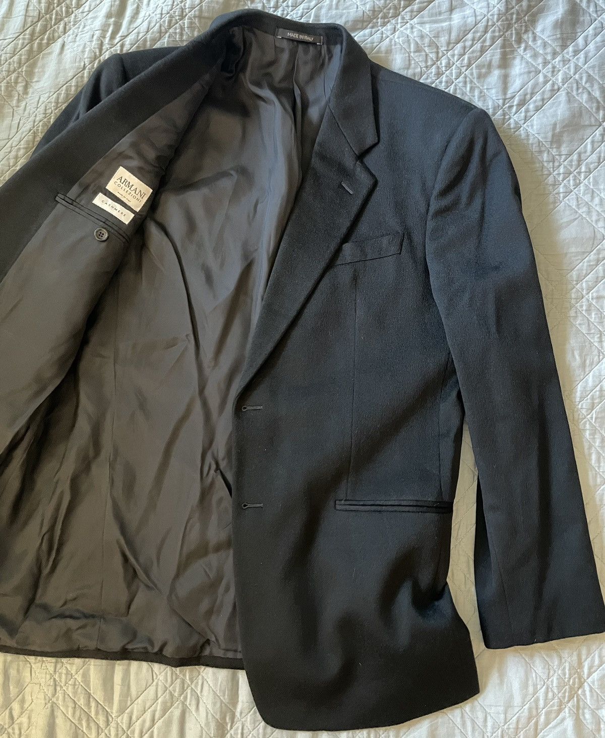 Armani Collezioni Cashmere Sport Coat Size 40S - 2 Thumbnail