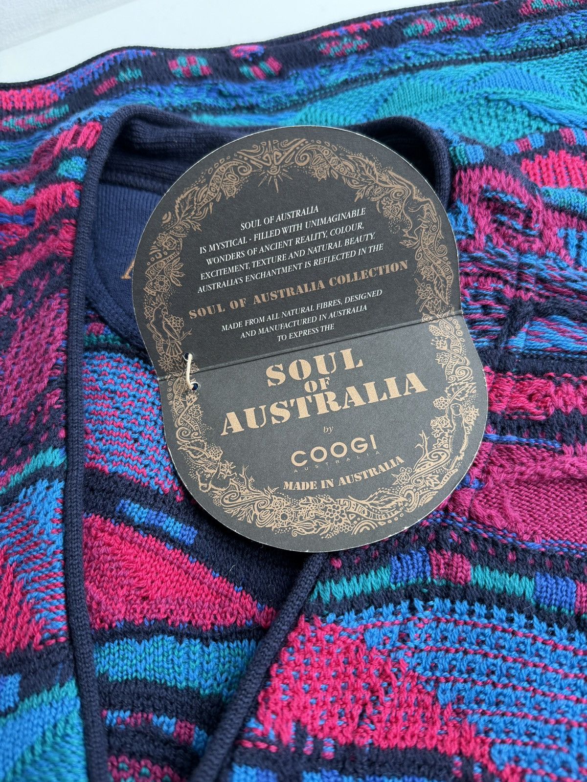 Coogi Vintage Coogi Wool Vest, 90s 3D Knit, Size L, New With Tag Size US L / EU 52-54 / 3 - 11 Thumbnail
